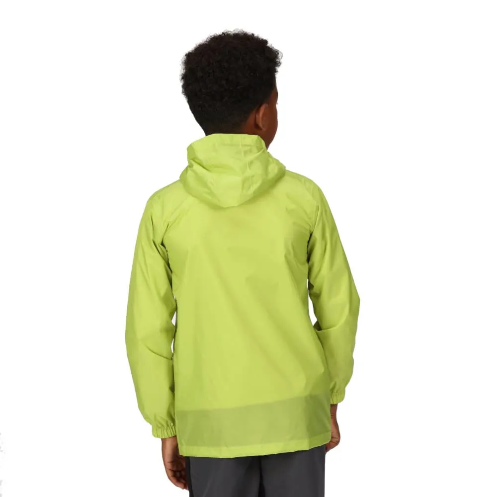 Regatta Kid Pk It Jkt III Giacca Impermeabile Bambino, Green Algae, 14 anni - immagine 2