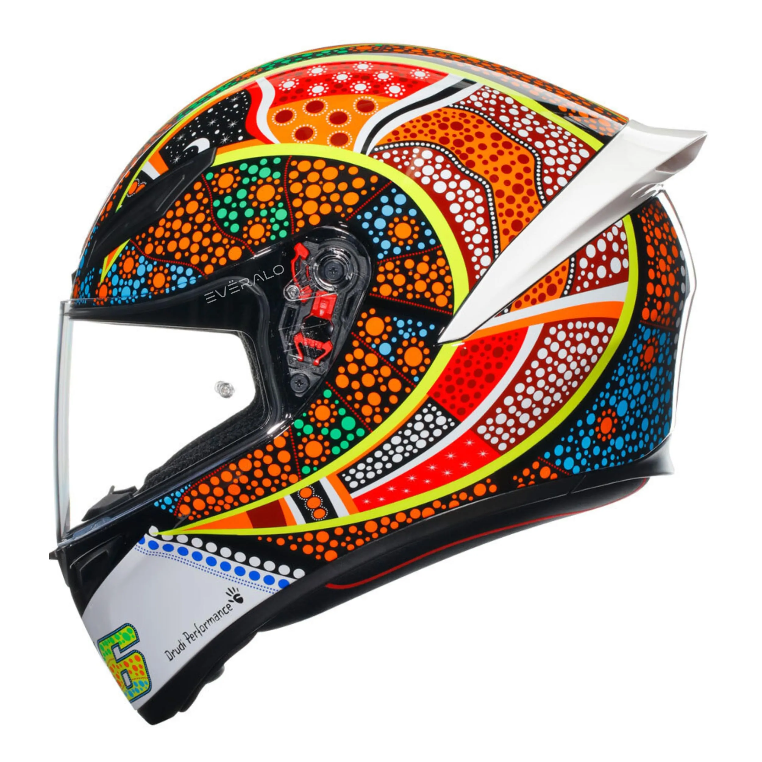 Everalo Visiera per Casco AGV K1, K1s, K3sv, K5, K5s, GT2 - immagine 5