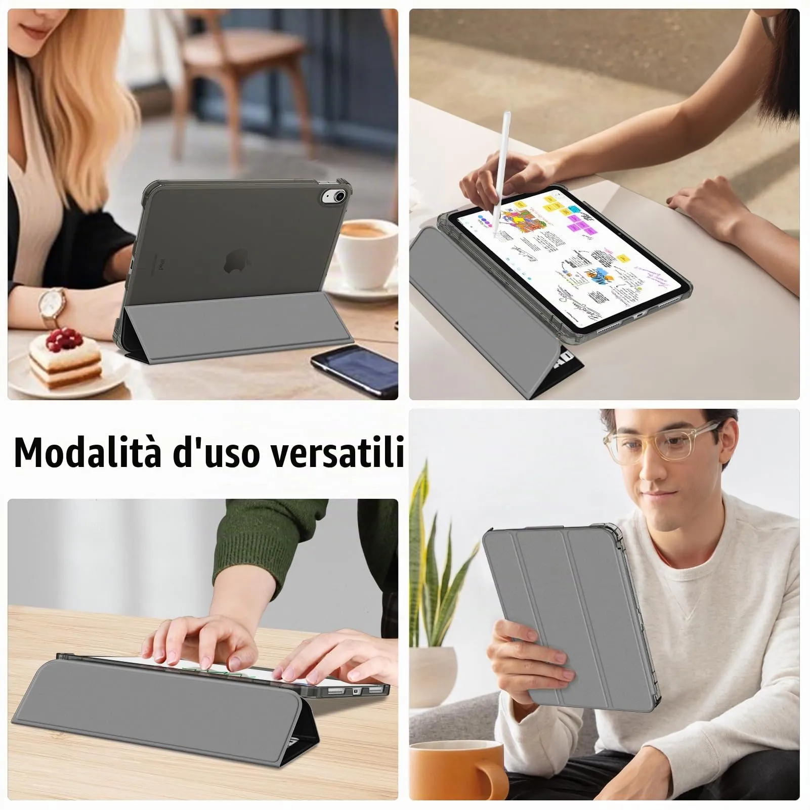 FINTIE Cover for iPad 11th Gen 11" (2025) and iPad 10th Gen 10.9" (2022) Animalier Pattern - immagine 9