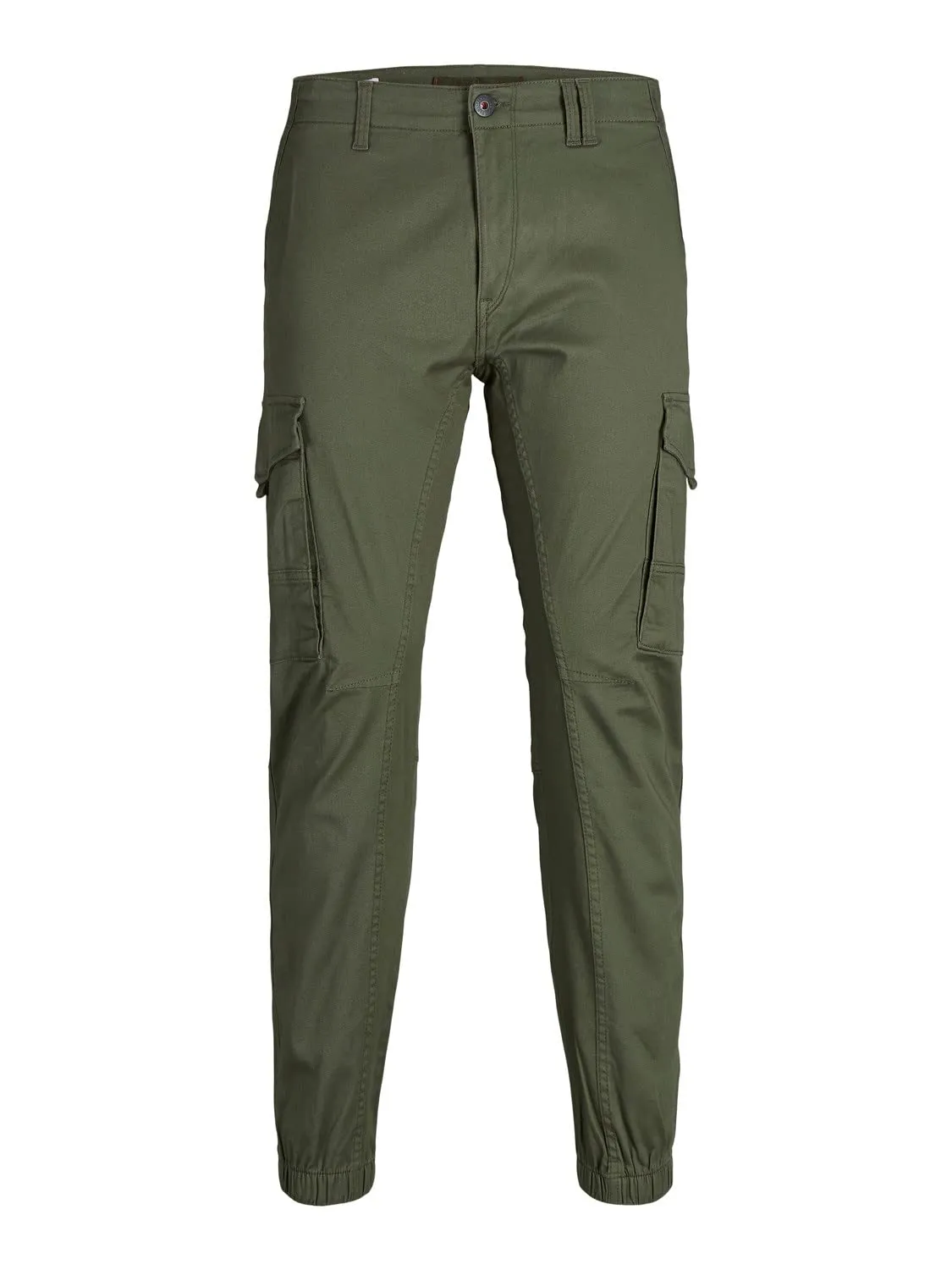 Jack & Jones Pantaloni Cargo Casual Regular Fit Verde Bosco, 36W x 32L - immagine 1