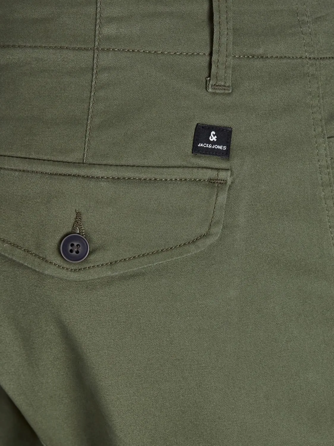 Jack & Jones Pantaloni Cargo Casual Regular Fit Verde Bosco, 36W x 32L - immagine 2