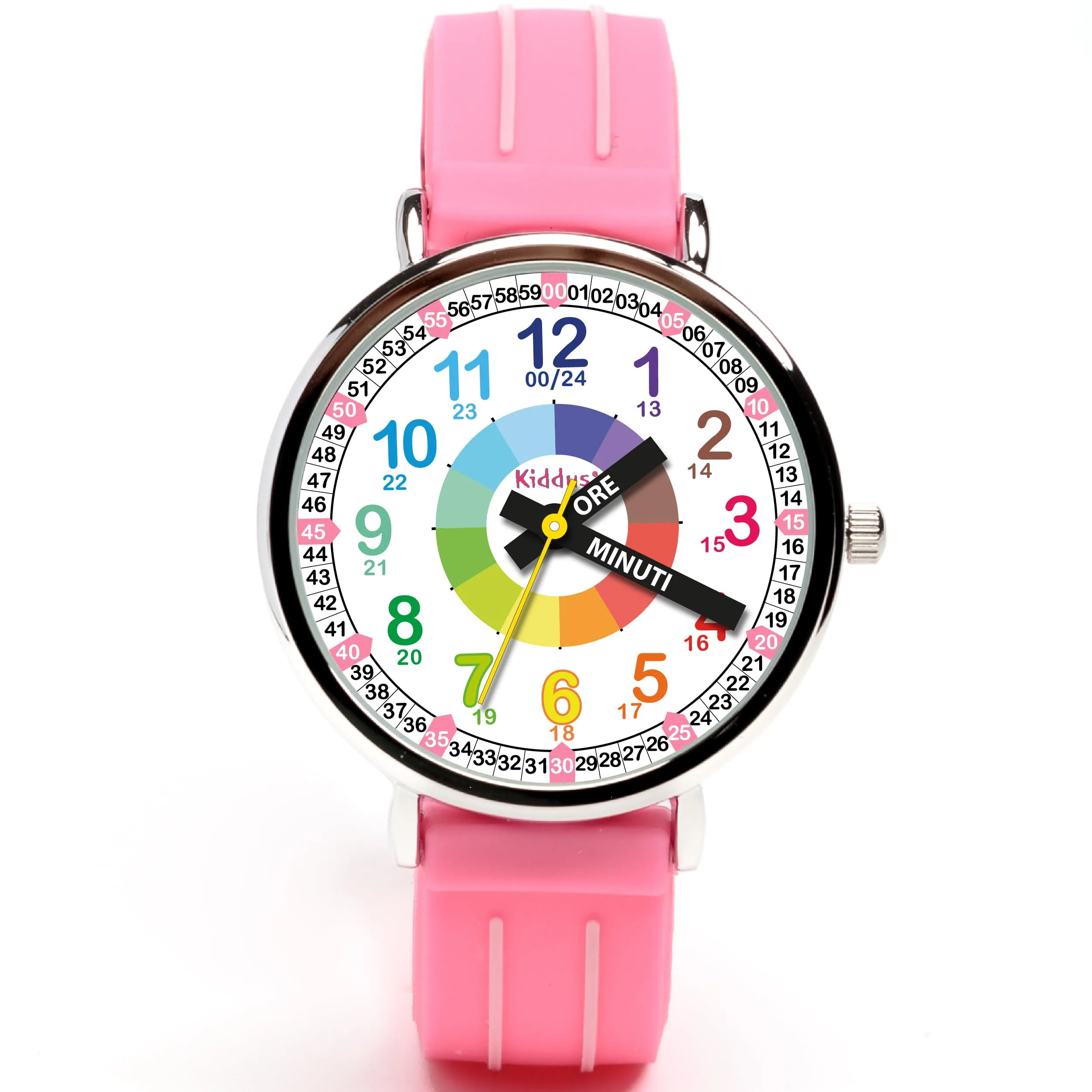 Kiddus Orologio Educativo Analogico per Bambini 5-10 Anni, Movimento Giapponese - immagine 5