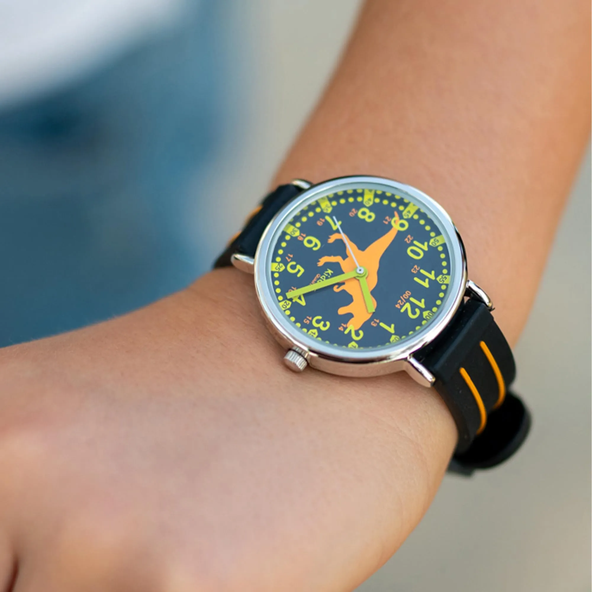 Kiddus Orologio Educativo Analogico per Bambini 5-10 Anni, Movimento Giapponese, KI10348B - immagine 8
