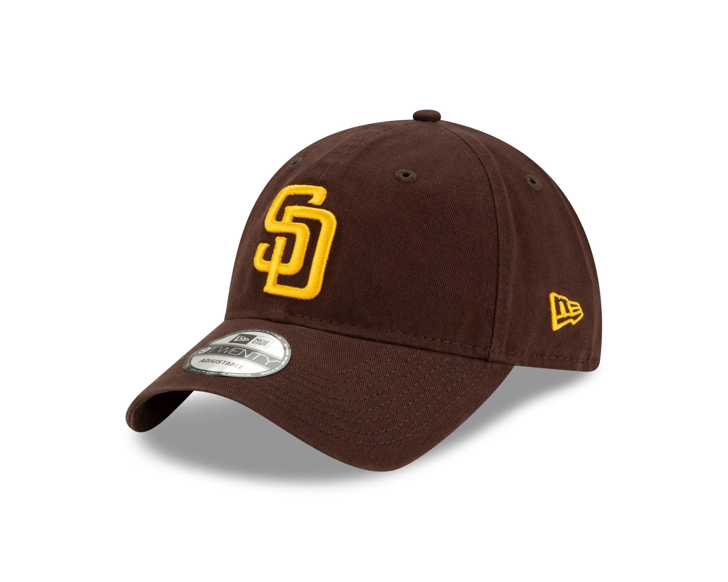 New Era San Diego Padres MLB Core Classic 9Twenty Adjustable Hat - Brown - immagine 1