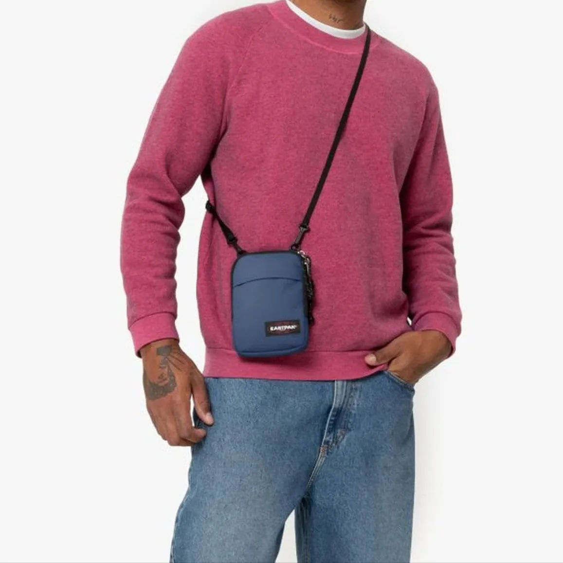 Eastpak Buddy Borsa a Tracolla, 0.5 L - Powder Pilot (Blu) - immagine 2