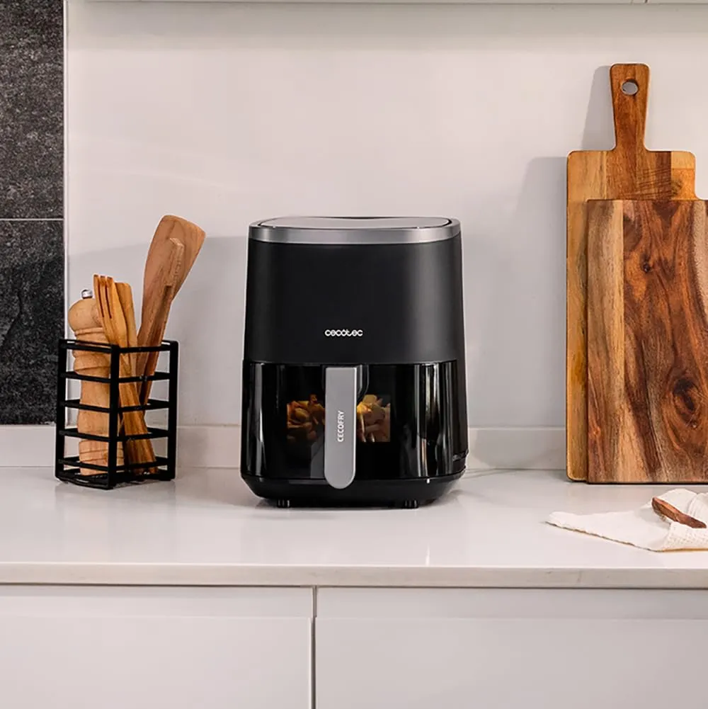 Cecotec Cecofry Fantastik Window 4000 Air Fryer, 1400 W, 4 L, 9 Menu, Controllo Tattile, Tecnologia Perfectcoo - immagine 7