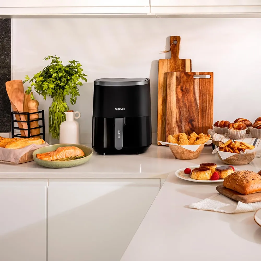 Cecotec Cecofry Fantastik Window 4000 Air Fryer, 1400 W, 4 L, 9 Menu, Controllo Tattile, Tecnologia Perfectcoo - immagine 8