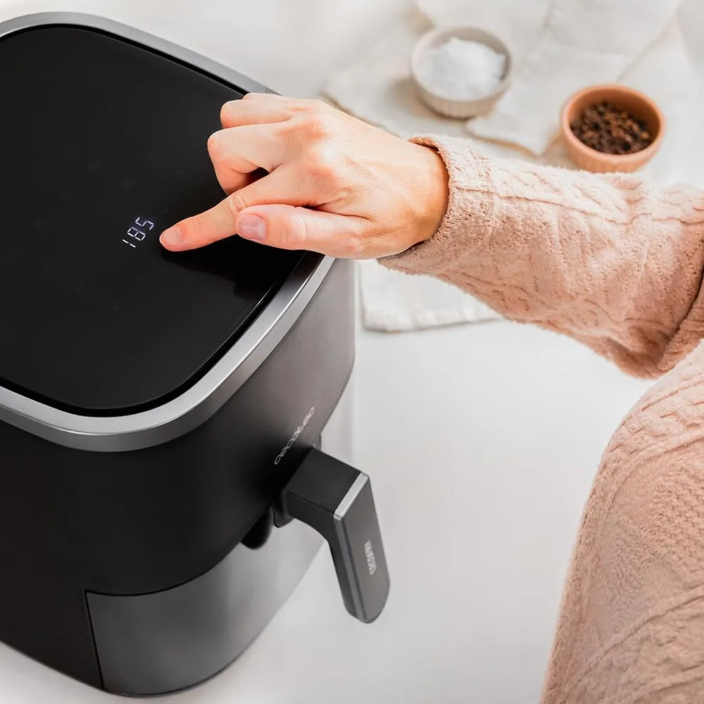 Cecotec Cecofry Fantastik Window 4000 Air Fryer, 1400 W, 4 L, 9 Menu, Controllo Tattile, Tecnologia Perfectcoo - immagine 9