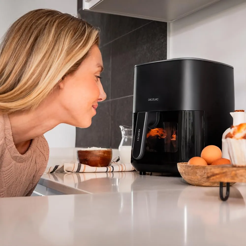 Cecotec Cecofry Fantastik Window 5500 Air Fryer, 1500W, 5.5L, PerfectCook, 9 Modalità di Cottura, Touch, 80-200°C, Finestra - immagine 9