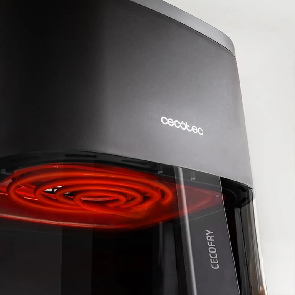 Cecotec Cecofry Fantastik Window 5500 Air Fryer, 1500W, 5.5L, PerfectCook, 9 Modalità di Cottura, Touch, 80-200°C, Finestra - immagine 12