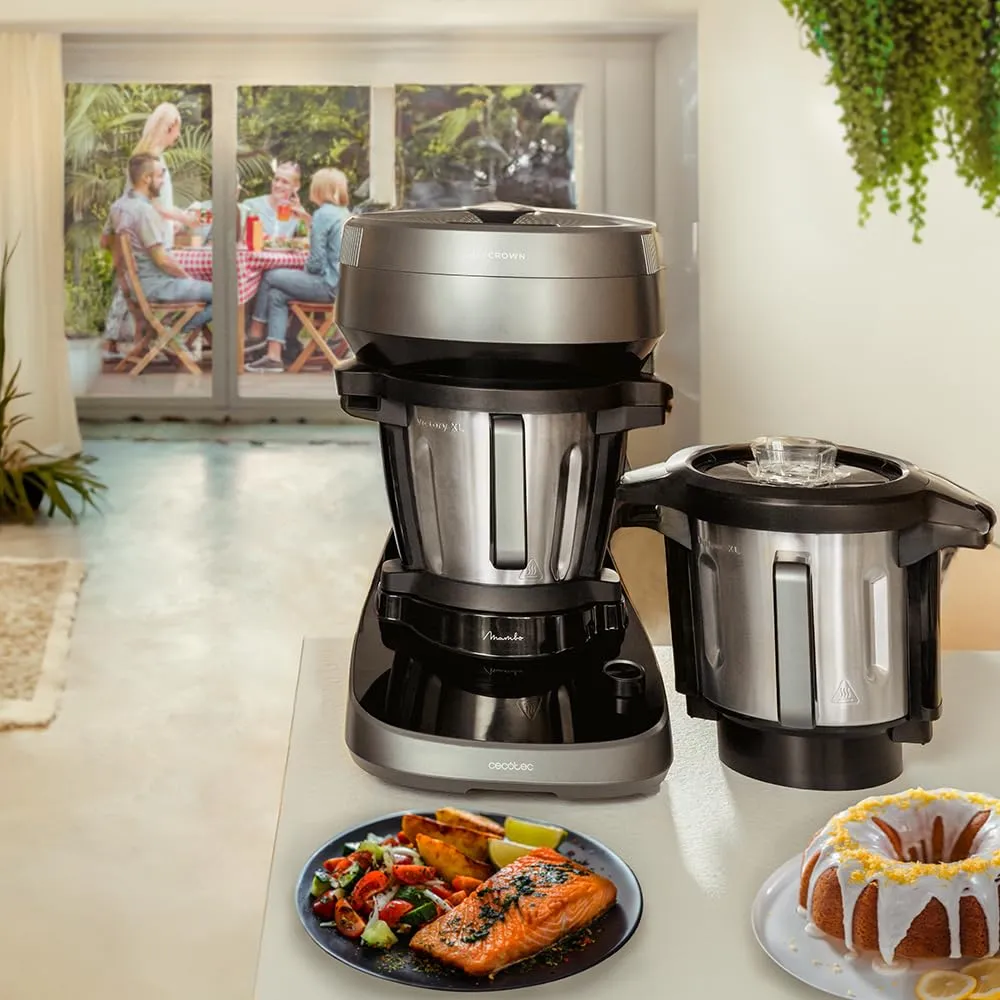 Cecotec Mambo CooKing Total Gourmet Robot da Cucina Multifunzione, 2200 W, 45 Funzioni, Brocca Unique 5L e Brocca Victory 5L - immagine 3