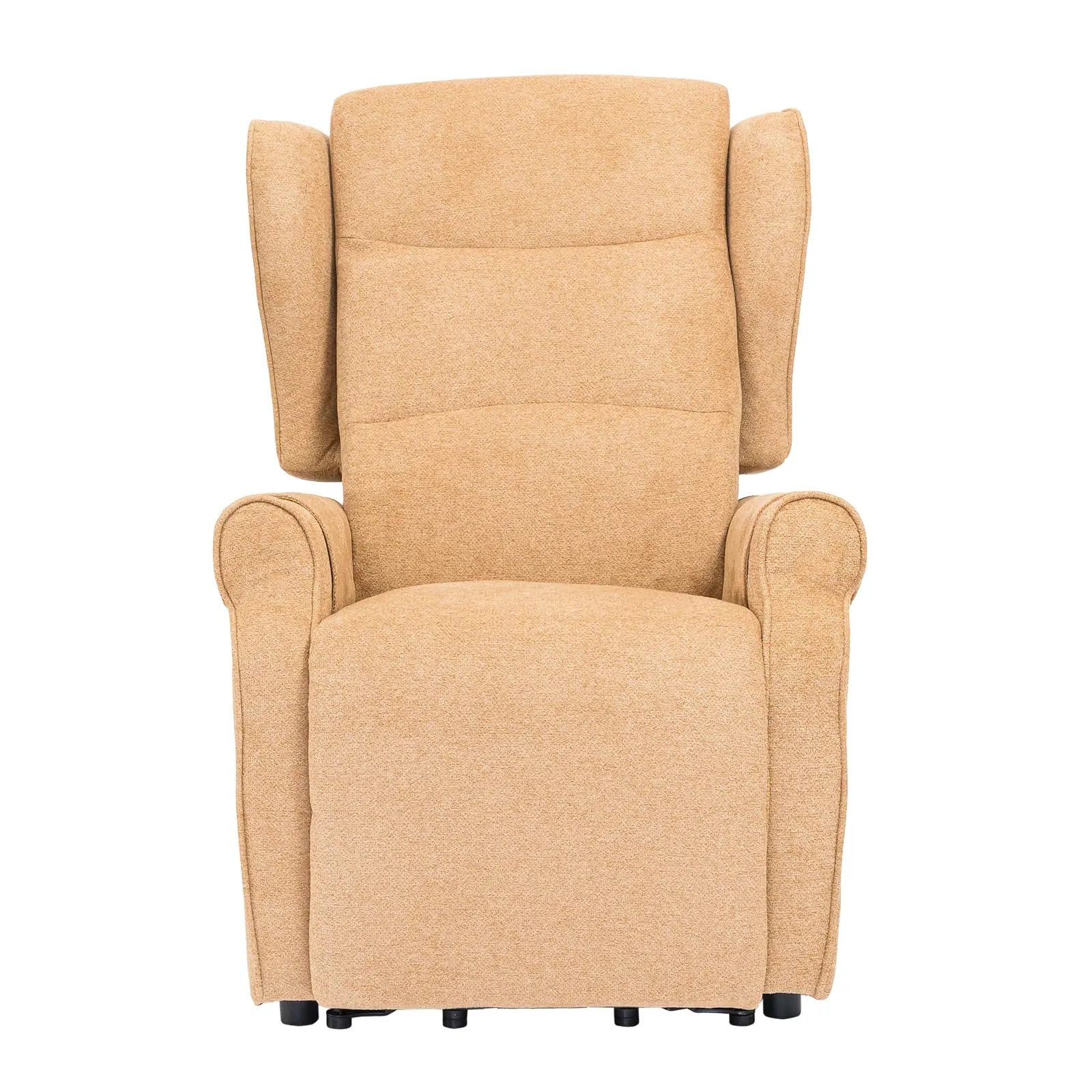 Poltrone Italia Poltrona Alzapersona Elettrica Zero Gravity 2 Motori, Carrello Retrattile, Tessuto Cammello - immagine 9