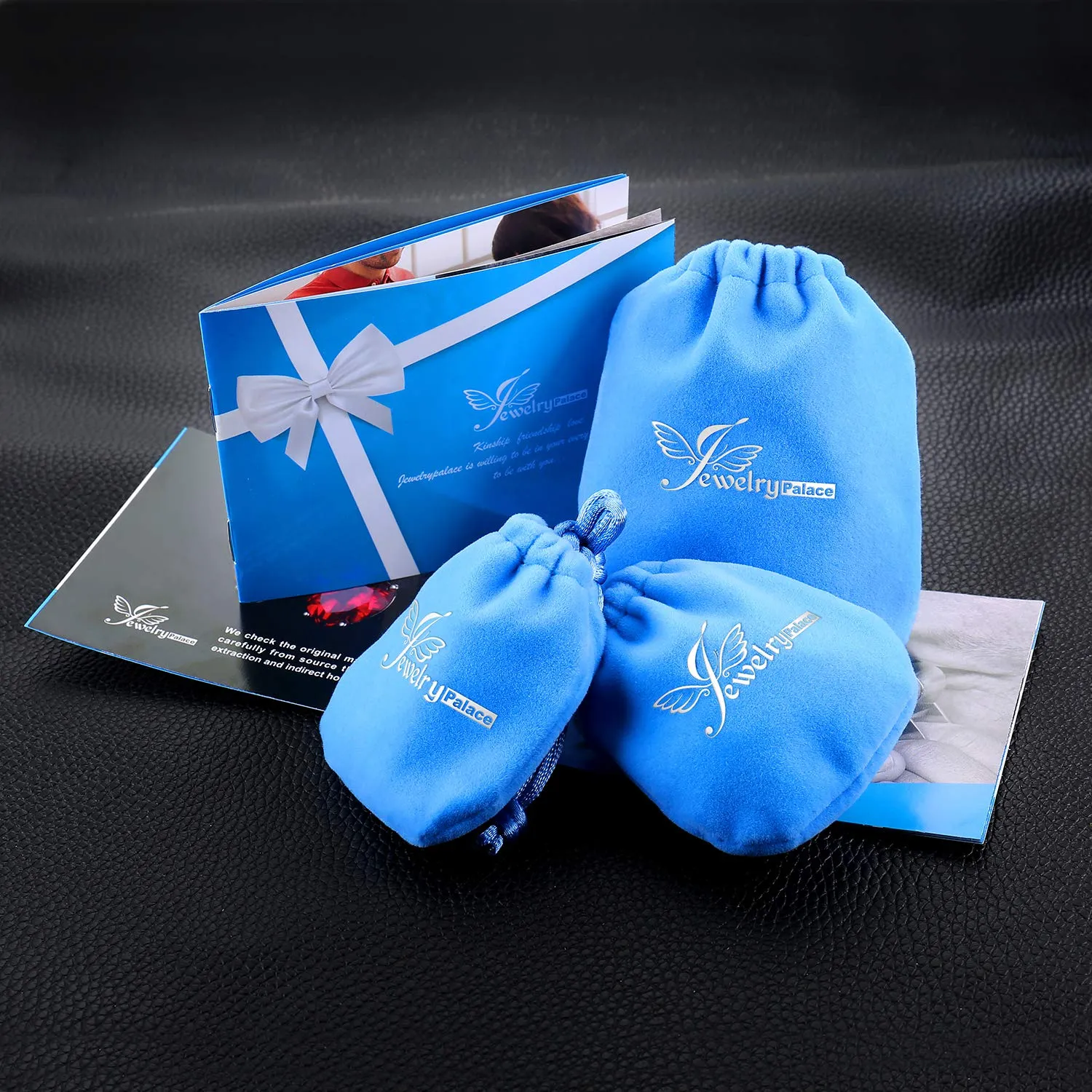 JewelryPalace Anello Halo in Argento 925 con Rubino Rosso Creato e Zirconi, Taglia 10.5 - immagine 7