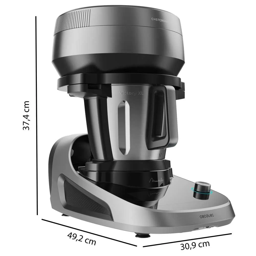 Cecotec Mambo CooKing Victory Robot da Cucina Multifunzione 1700W, 45 Funzioni, Brocca 5L, Vaporiera e Cestello per Bollire - immagine 2