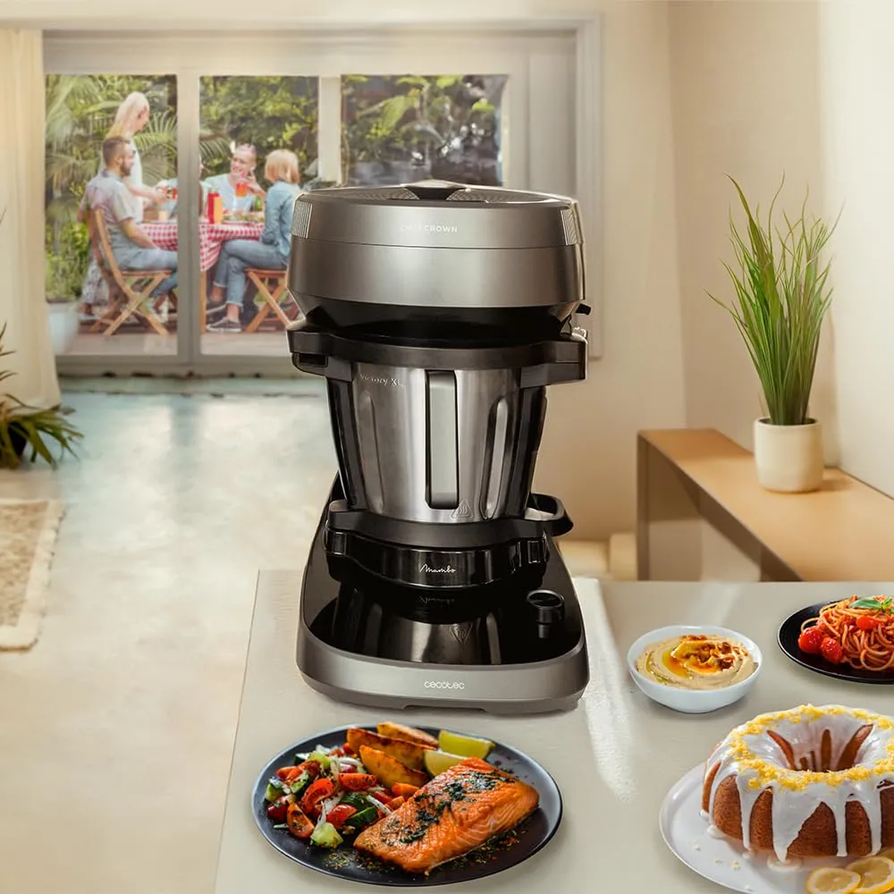 Cecotec Mambo CooKing Victory Robot da Cucina Multifunzione 1700W, 45 Funzioni, Brocca 5L, Vaporiera e Cestello per Bollire - immagine 3