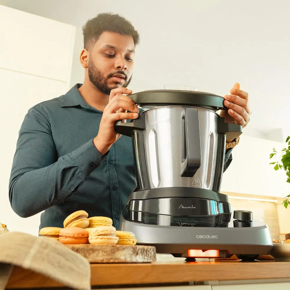 Cecotec Mambo CooKing Victory Robot da Cucina Multifunzione 1700W, 45 Funzioni, Brocca 5L, Vaporiera e Cestello per Bollire - immagine 8