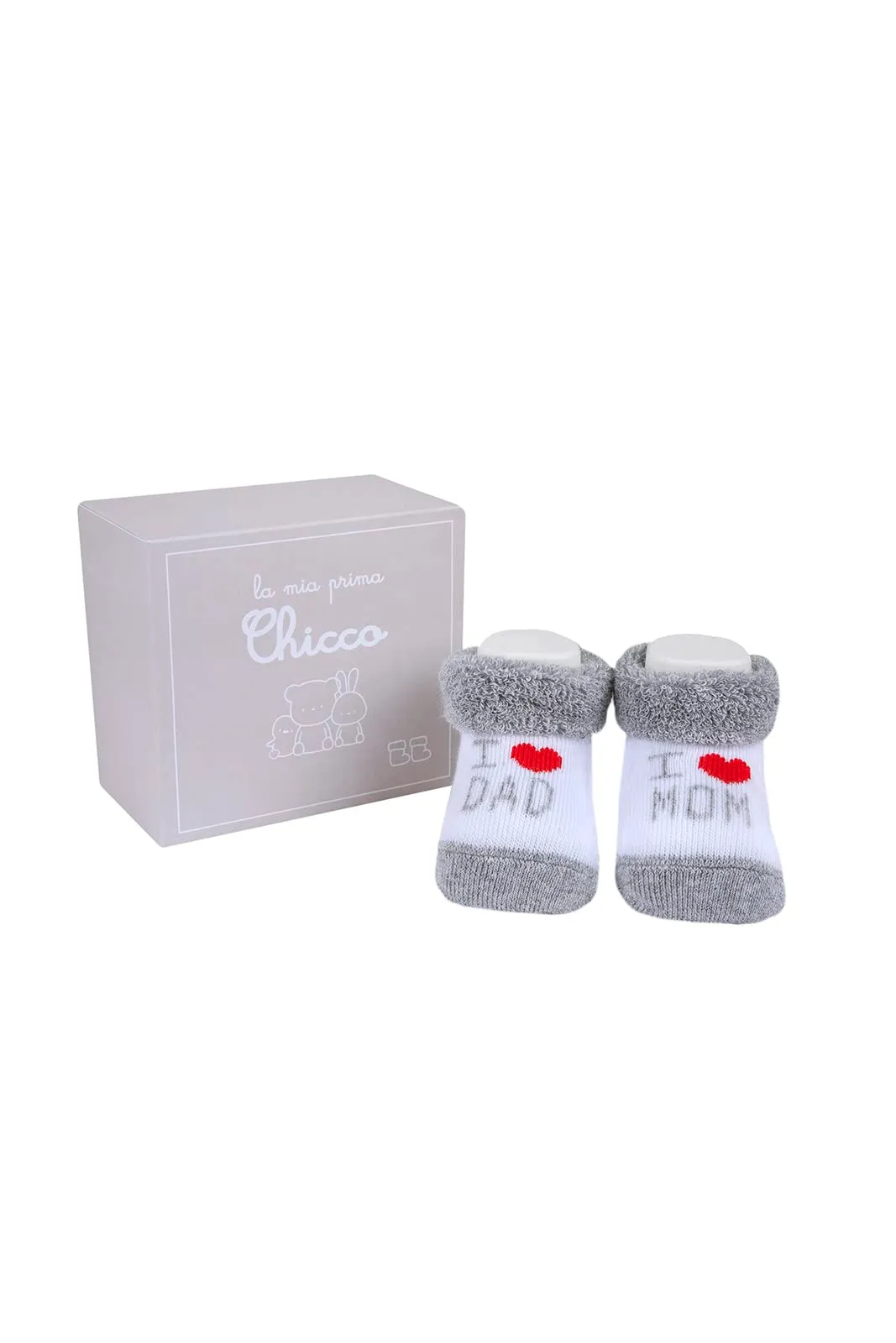 Chicco Bimbo 0-24 Babbucce Grigio - immagine 1
