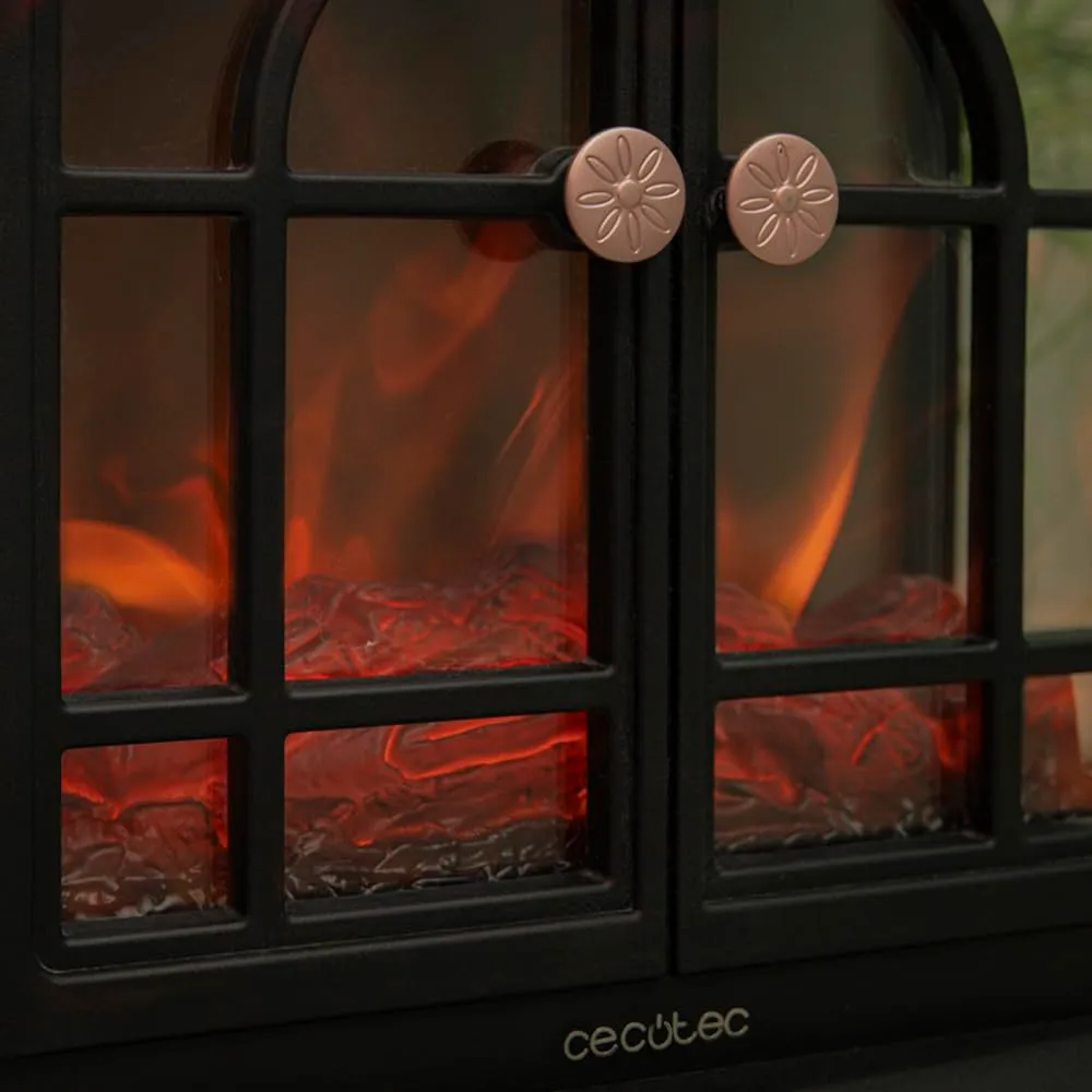 Cecotec 08268 Camino Elettrico da Terra, 2000 W, Nero - immagine 6