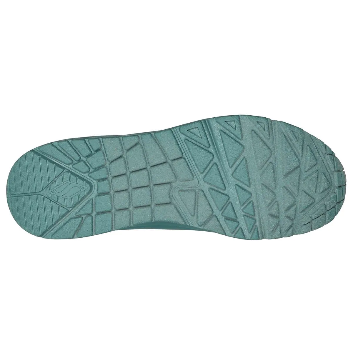 Skechers Uno Stand On Air Scarpe da Ginnastica Donna, Teal Durabuck Mesh, 36 EU - immagine 3