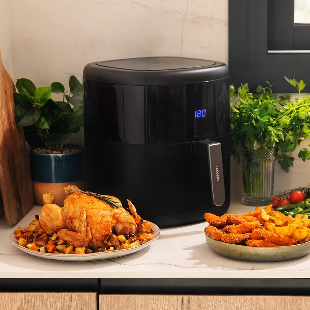 Cecotec Cecofry Bombastik 6000 Full Air Fryer, 1700 W, 6 L, 12 Modalità, Controllo Touch - immagine 6