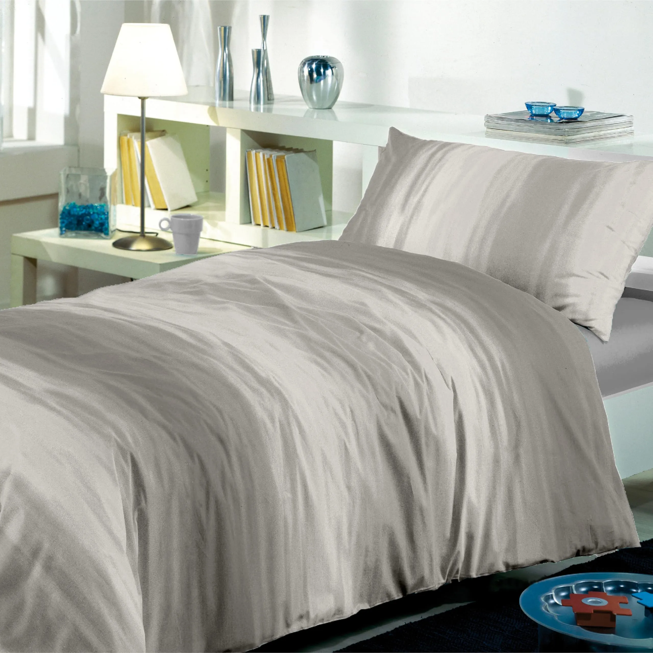 Dorian Home Set Copripiumino Una Piazza e Mezza in Cotone 200x210 cm con Federa - immagine 1