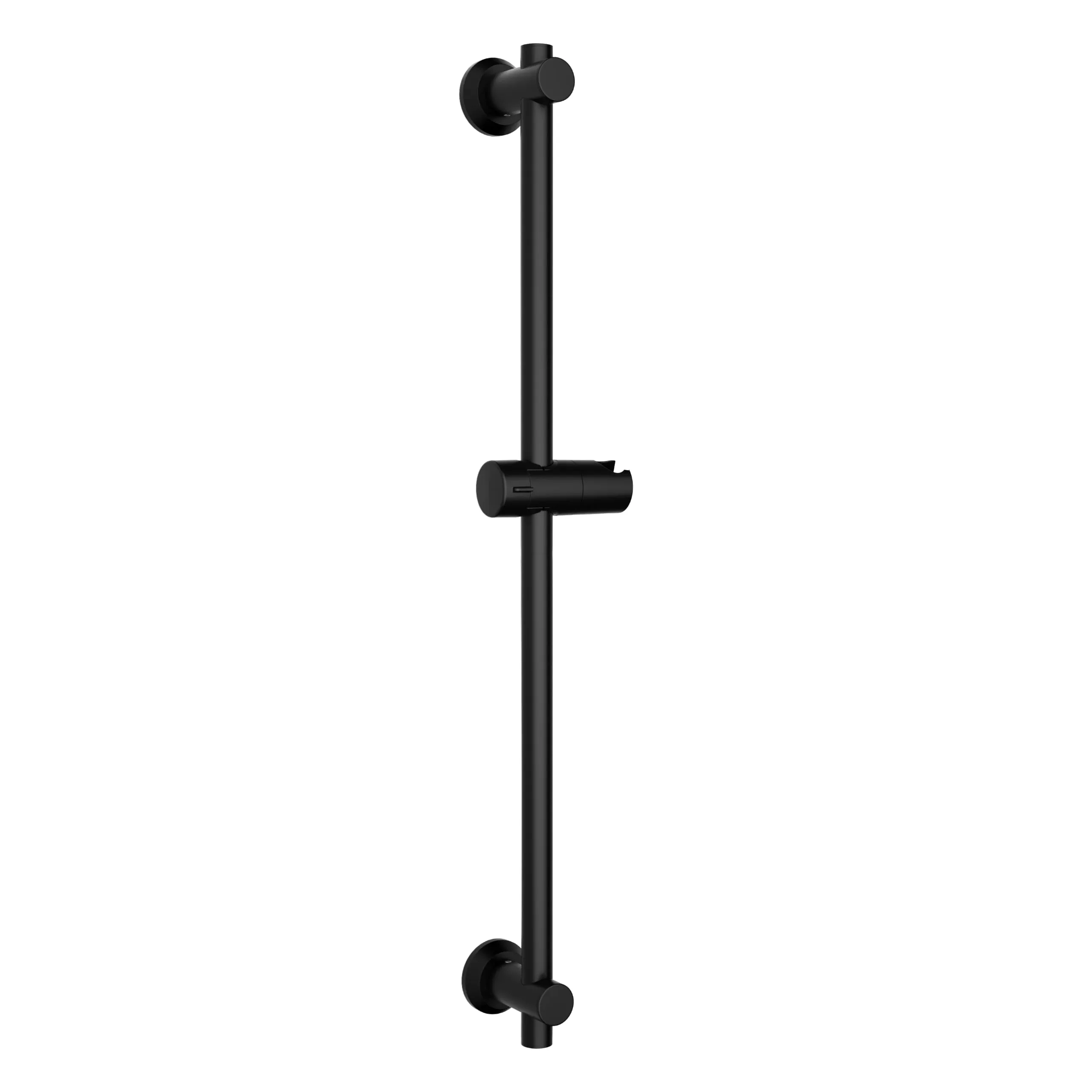 Görbach Colonna Doccia in Acciaio Inox 70cm con Supporto Soffione Regolabile, Nero - immagine 1