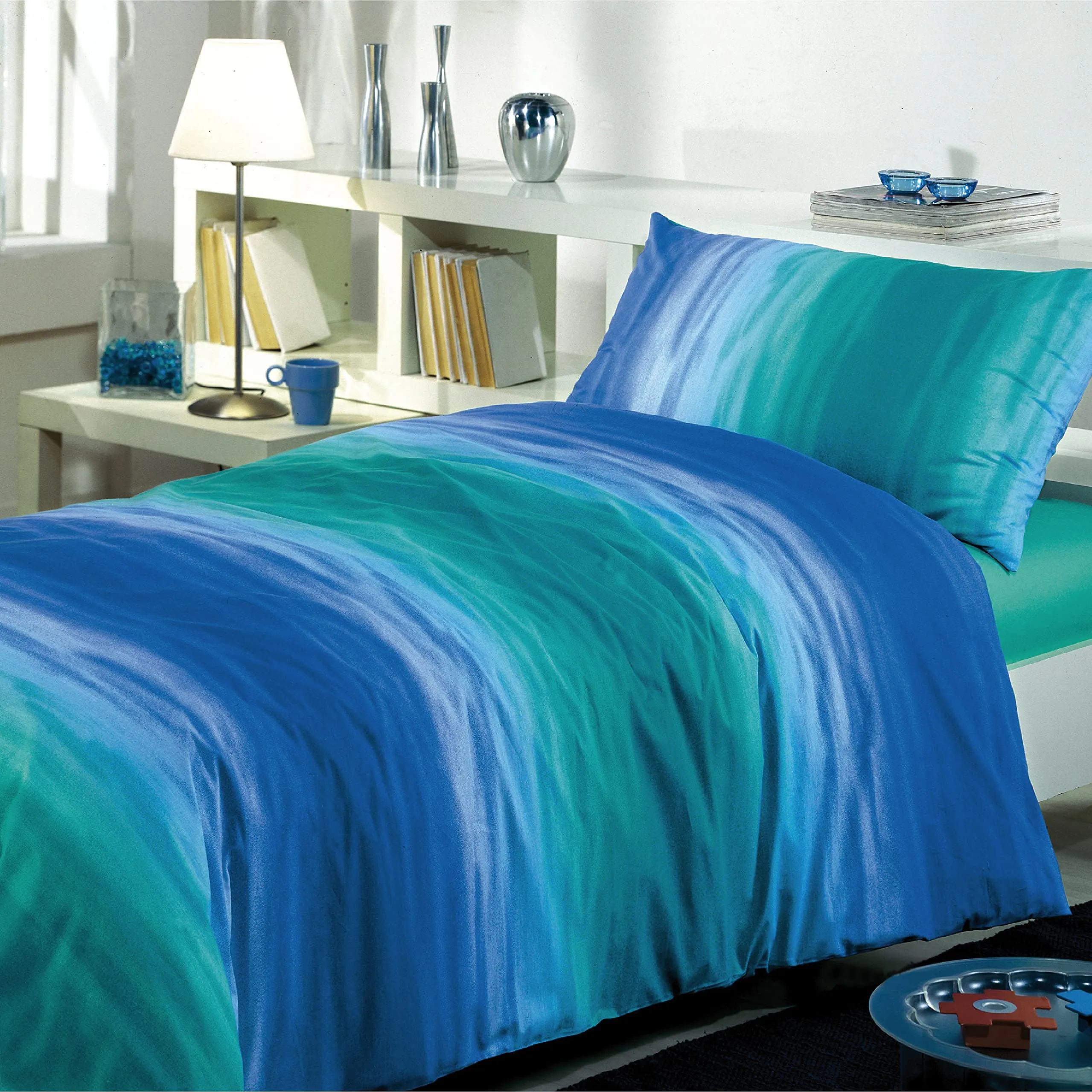 Dorian Home Copripiumino Singolo in Cotone 155x210 cm con Federa - immagine 1