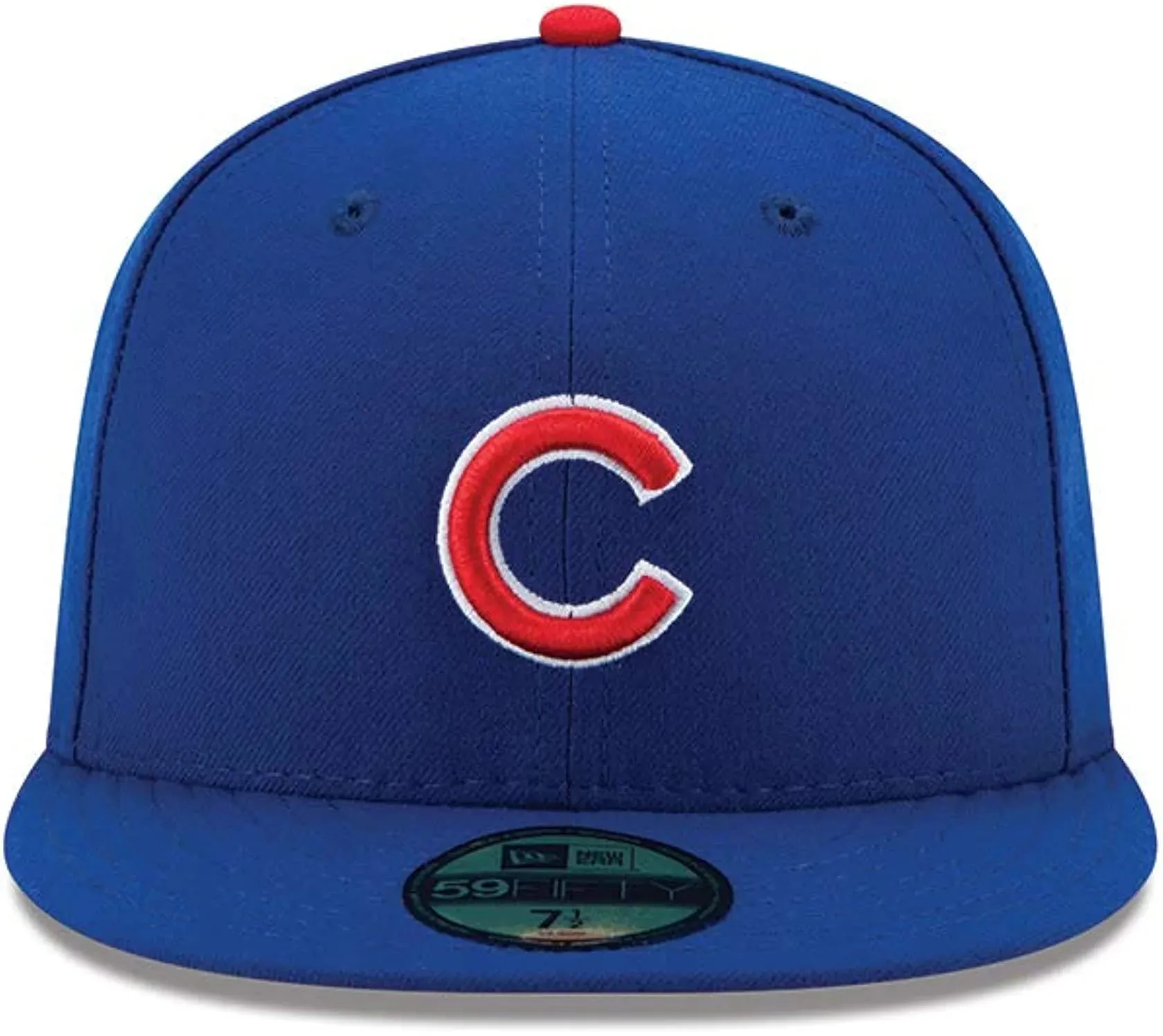 New Era MLB 59Fifty Authentic Collection Los Angeles Dodgers Berretto Visiera Piatta, Chicago Cubs-Blu, 56 cm - immagine 2