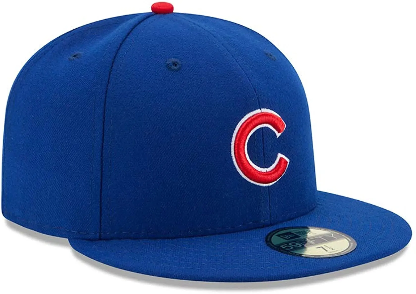 New Era MLB 59Fifty Authentic Collection Los Angeles Dodgers Berretto Visiera Piatta, Chicago Cubs-Blu, 56 cm - immagine 3