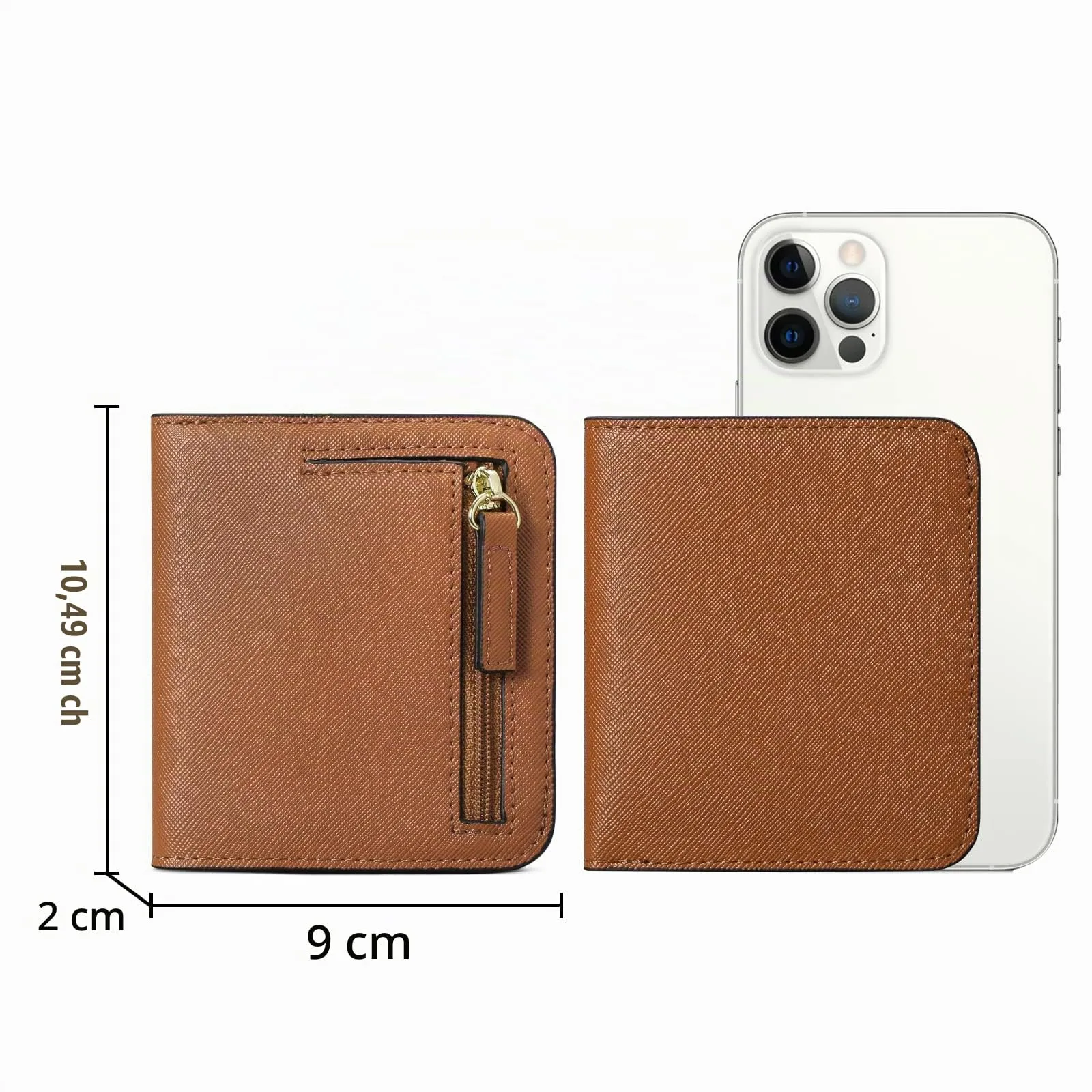GAEKEAO Portafoglio da Donna in Pelle con Blocco RFID, 7 Scomparti per Carte e Tasca con Cerniera - immagine 5