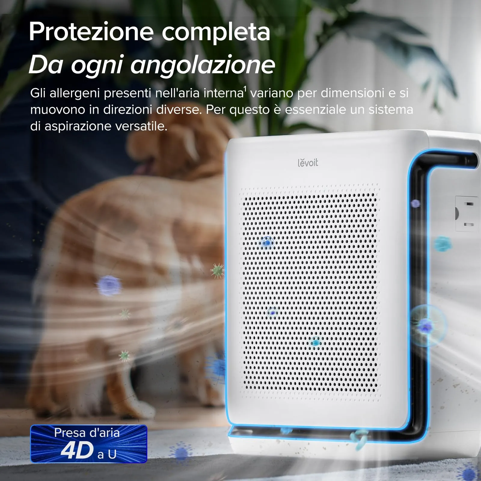 Levoit Vital 200S Purificatore d'Aria Smart con Modalità Animale, CADR 416m³/h, fino a 108㎡ - immagine 3