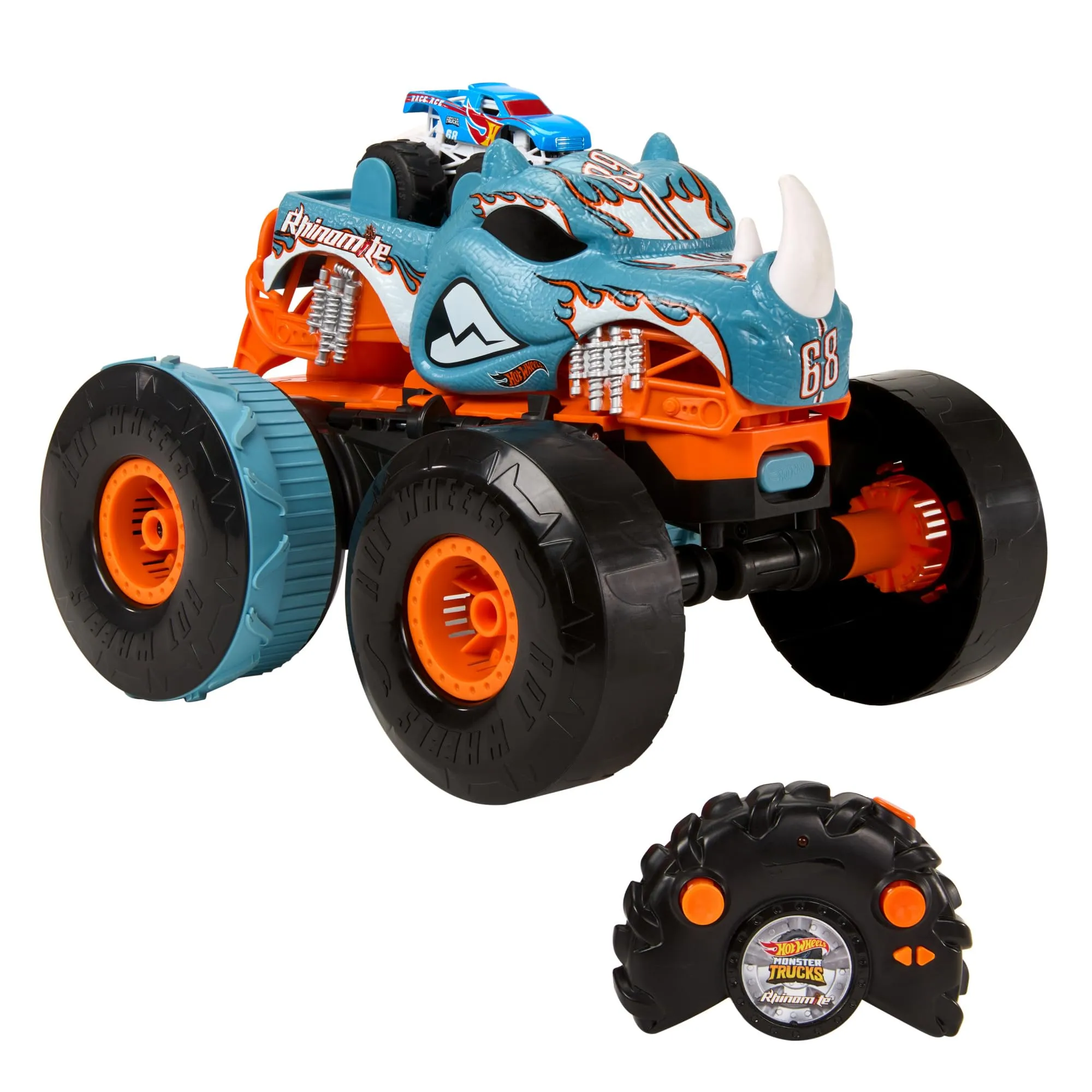 Hot Wheels Monster Trucks HW Rhinomite Trasformabile Radiocomandato - immagine 7
