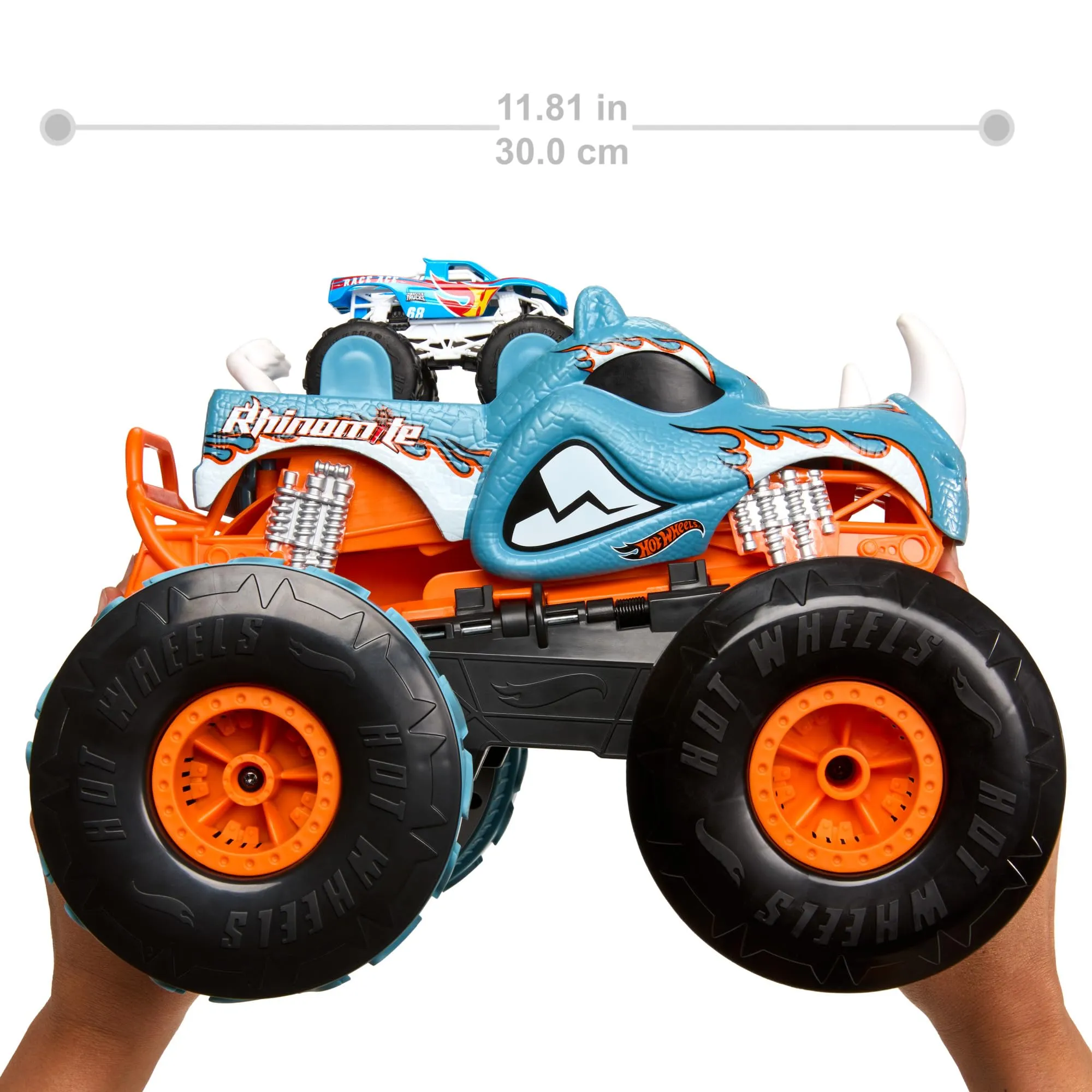 Hot Wheels Monster Trucks HW Rhinomite Trasformabile Radiocomandato - immagine 8