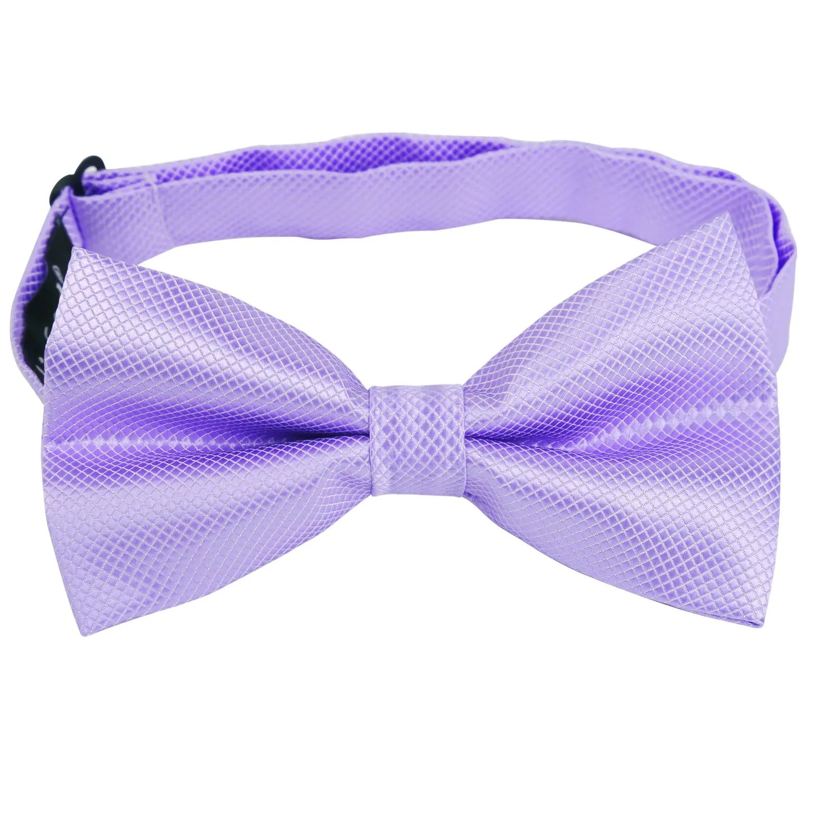 Alizeal Set da uomo con papillon, fazzoletto e gemelli, 054-Lilla, Taglia unica - immagine 4