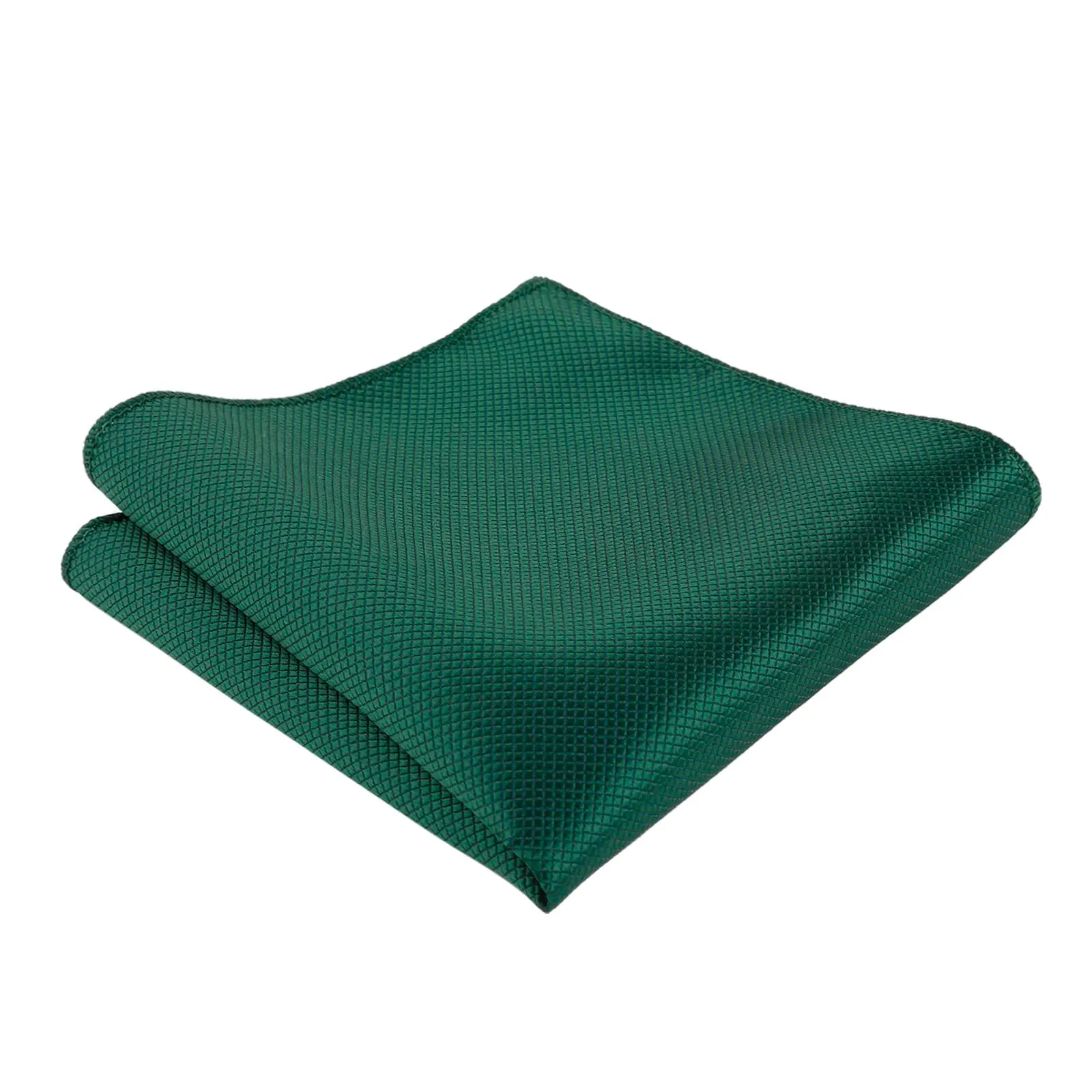 Alizeal Set da uomo con papillon, fazzoletto e gemelli, 054-Verde Foresta, Taglia unica - immagine 4