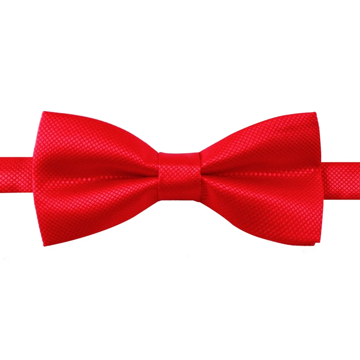 Alizeal Set Papillon Pre-legato, Gemelli e Fazzoletto da Tasca, Rosso, Taglia Unica - immagine 4
