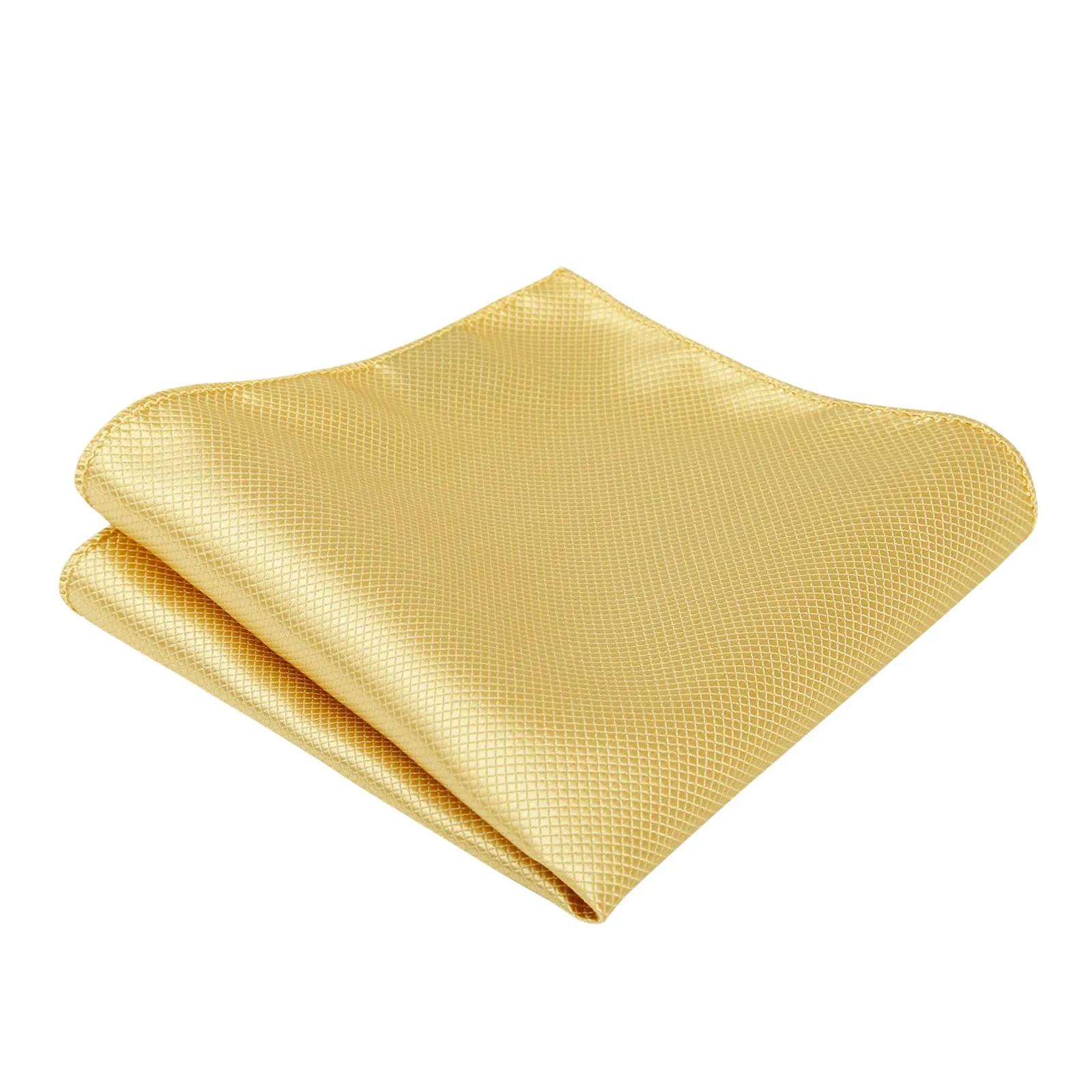Alizeal Set da Uomo con Papillon, Fazzoletto e Gemelli, 054-Oro Champagne, Taglia Unica - immagine 4