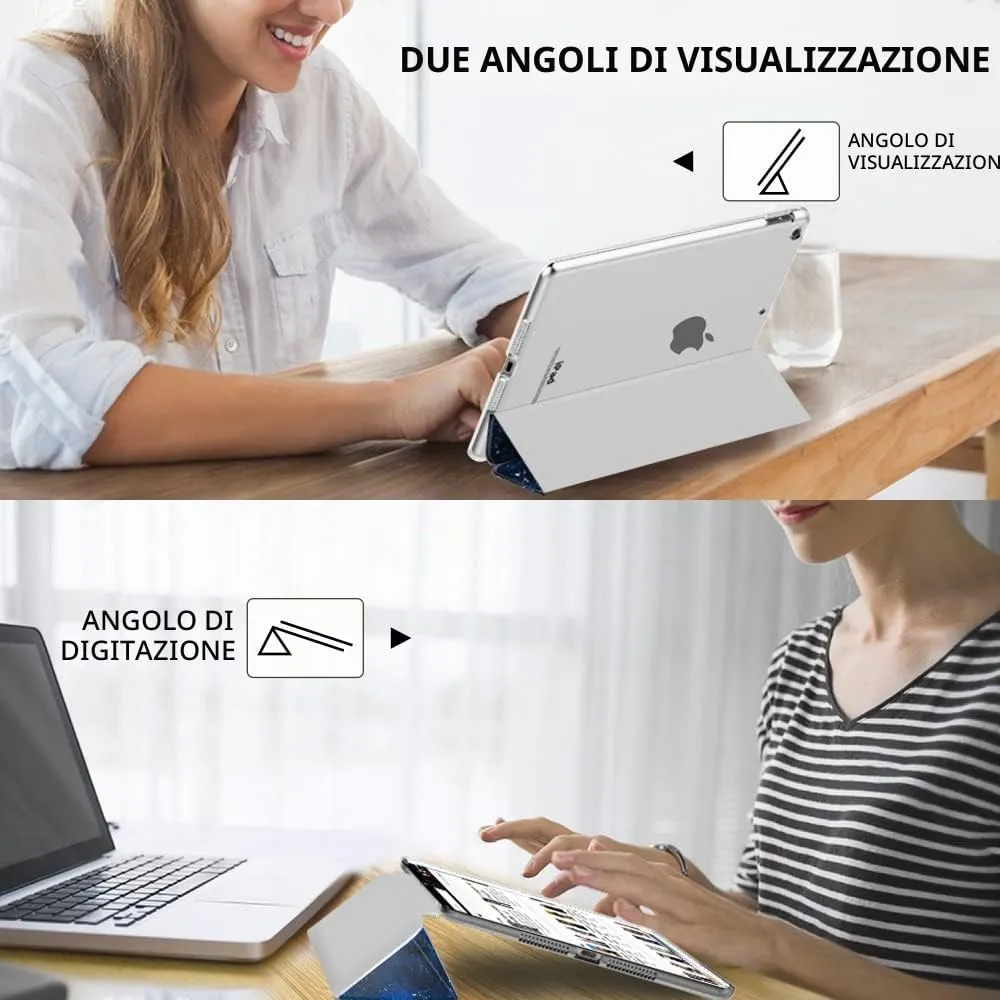 MoKo Cover for iPad 9th/8th/7th Gen 10.2" (2021/2020/2019), Cielo Stellato Blu - immagine 6