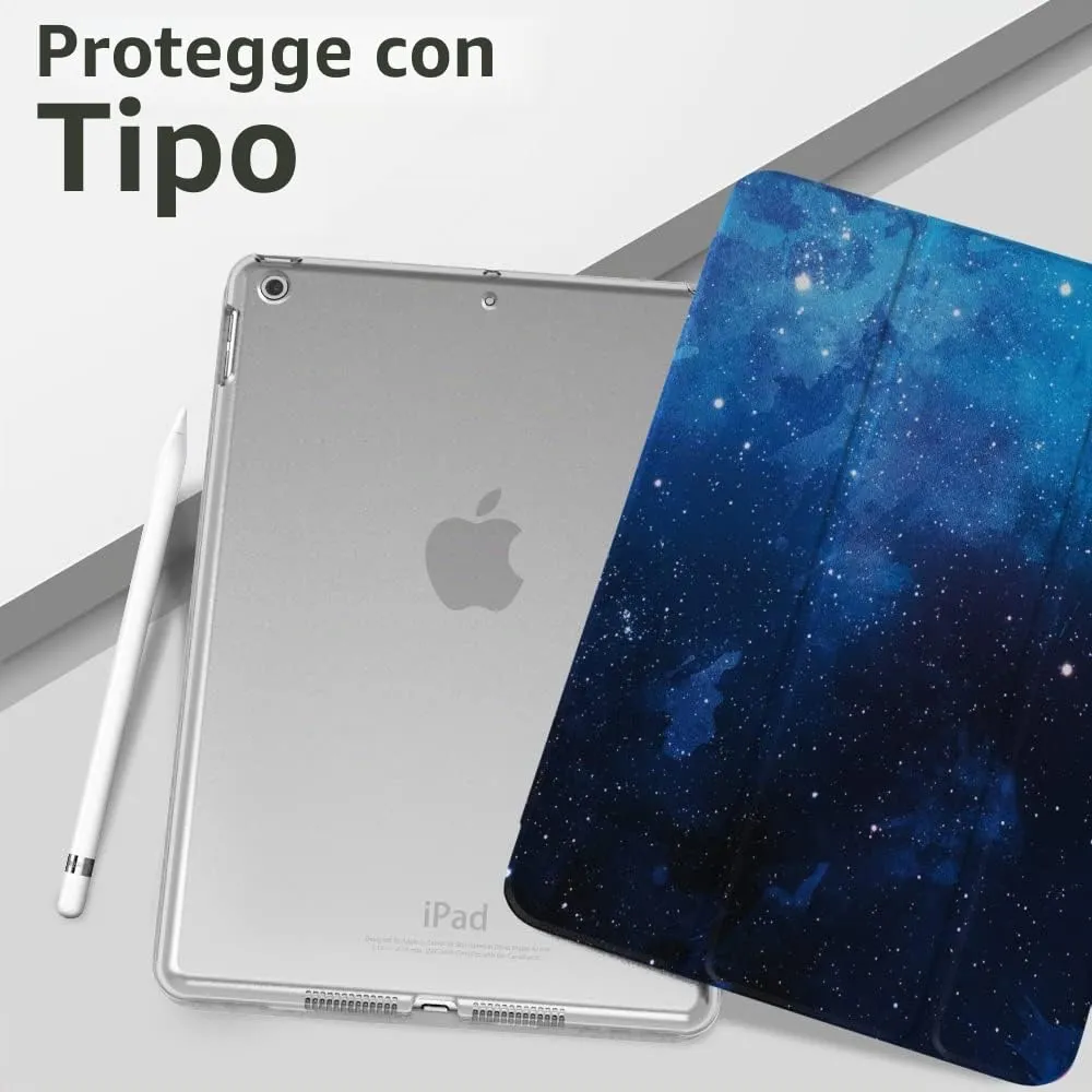 MoKo Cover for iPad 9th/8th/7th Gen 10.2" (2021/2020/2019), Cielo Stellato Blu - immagine 9