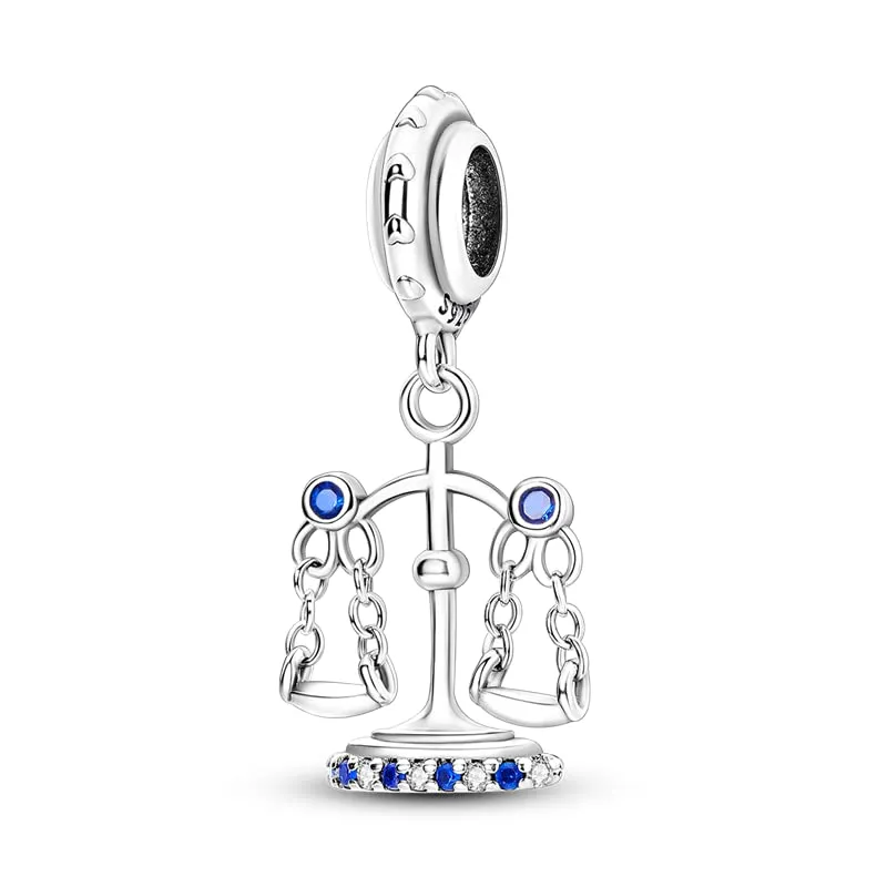 TINSLO Bead Charm in Argento Sterling 925 con Cubic Zirconia per Braccialetti e Collane Europei - immagine 1