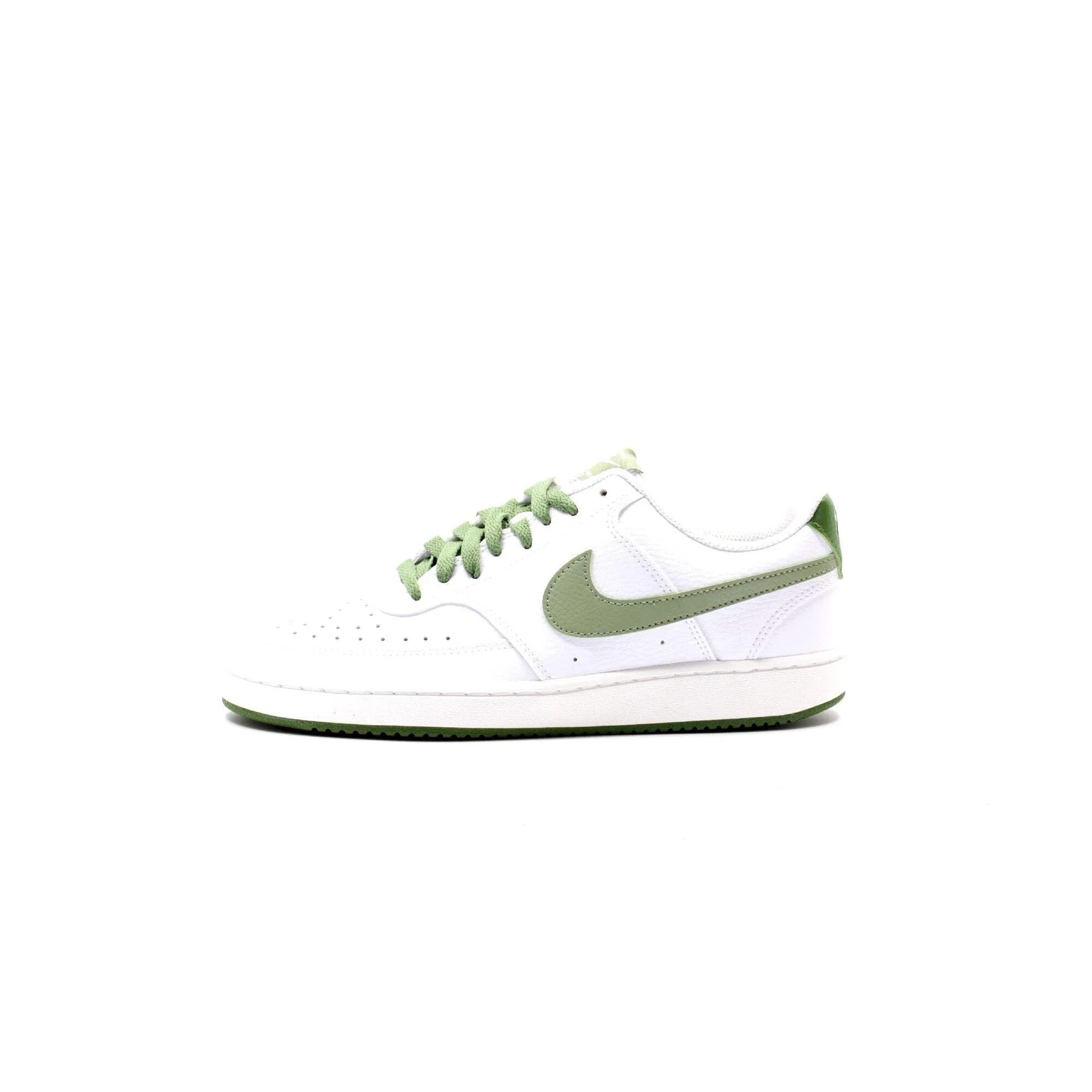 Nike Court Vision Lo White/Oil Green-Treeline-Sail FJ5480-100 - immagine 1