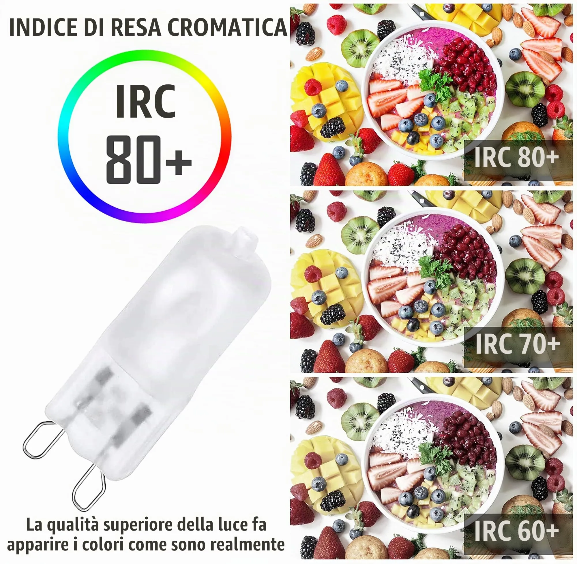CLAR Lampadina Alogena G9 40W (Confezione da 10) - immagine 6