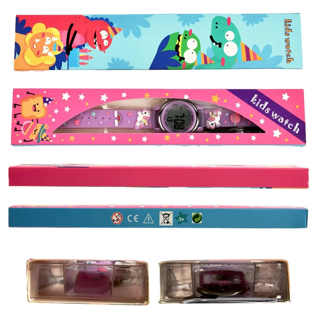 Vicloon Orologio Digitale per Bambini, Design Unicorno 3D, Waterproof, Retroilluminazione a 7 Colori - immagine 8