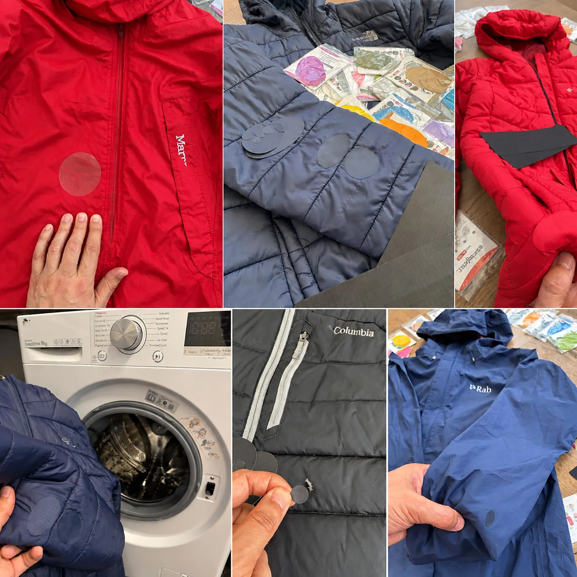 aZengear Toppe di Riparazione Impermeabili per Piumino e Tenda, 11 Pezzi, Trasparente - immagine 6