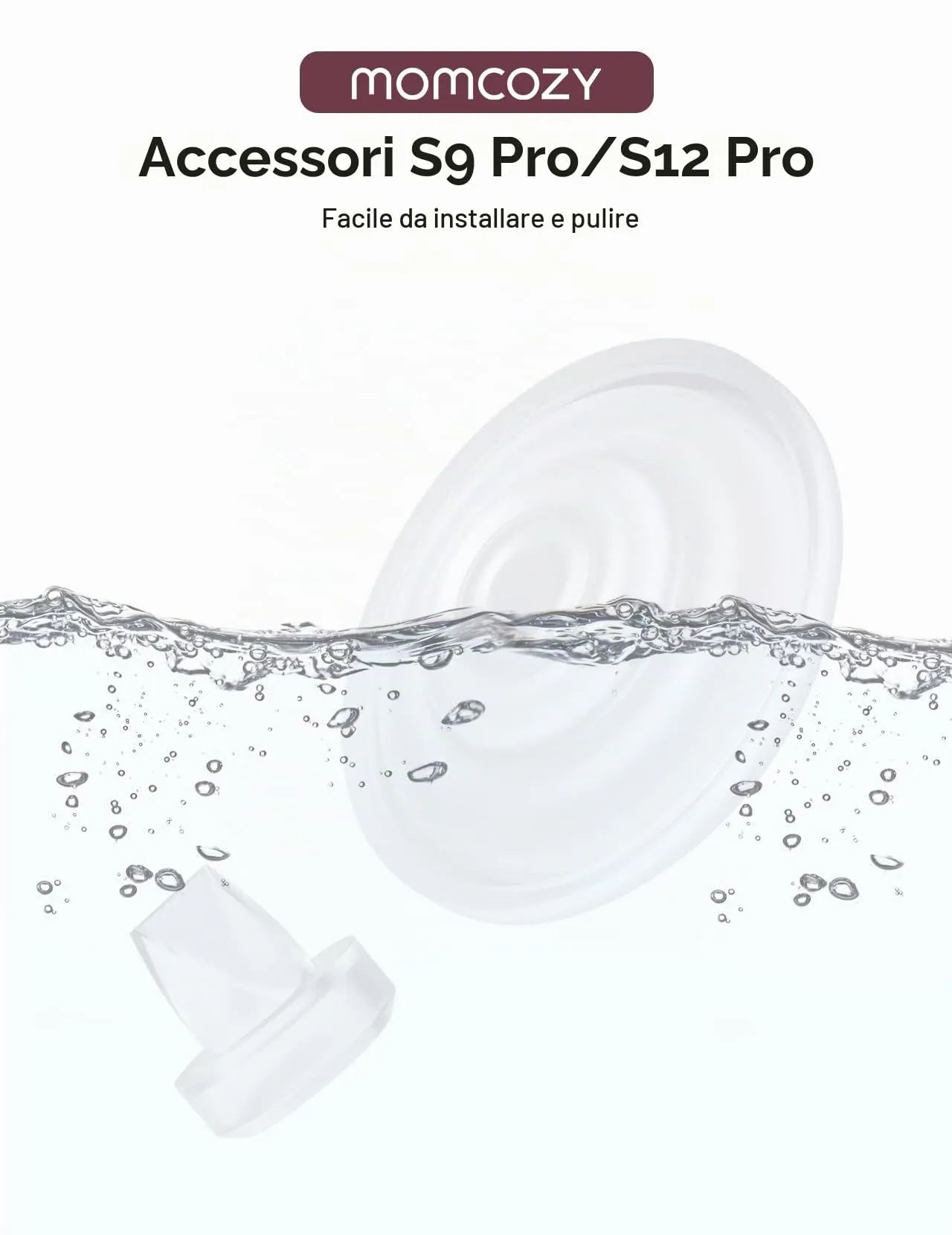 Momcozy Valvole a Becco d'Anatra e Diaframma in Silicone per S9 Pro/S12 Pro - immagine 4