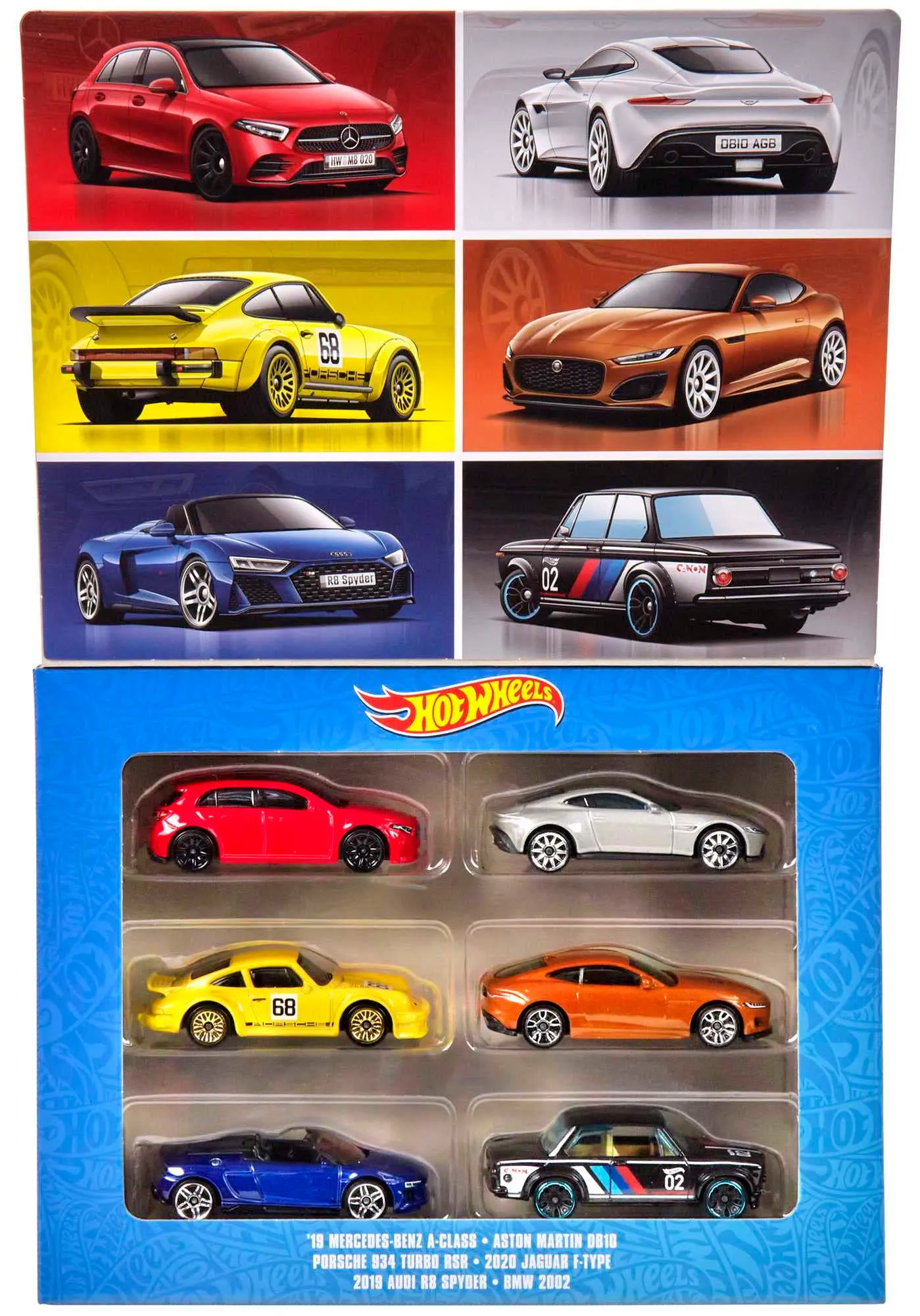 Hot Wheels Car Culture Europa 6-Car Multipack 1:64 HLK51 - immagine 2