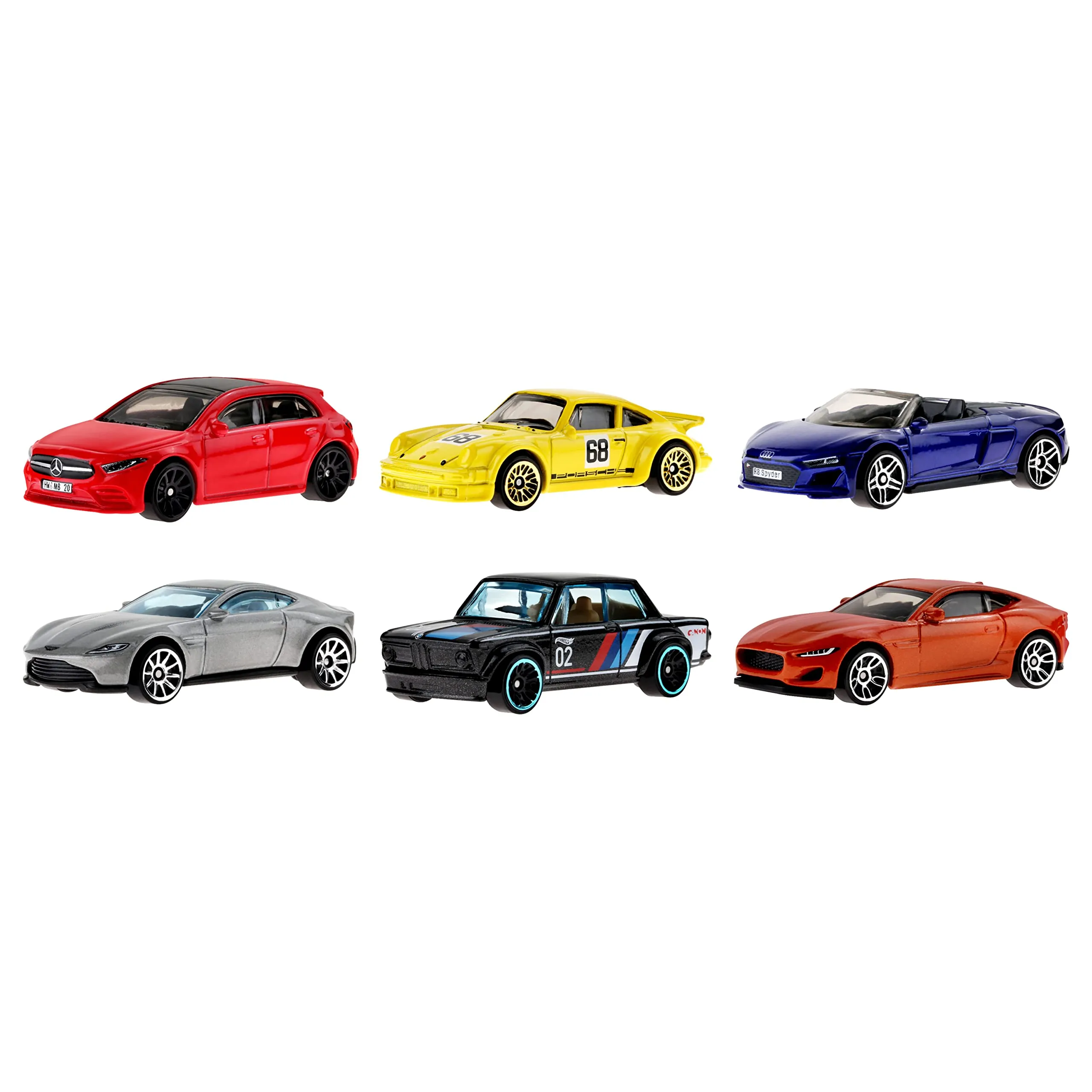 Hot Wheels Car Culture Europa 6-Car Multipack 1:64 HLK51 - immagine 3