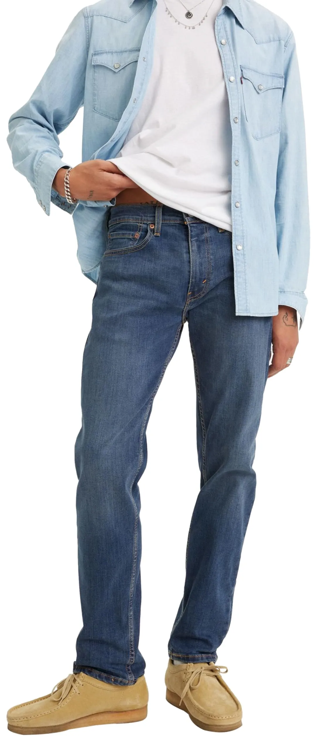 Levi's 502 Taper Jeans Uomo, Panda, 29W / 32L - immagine 7
