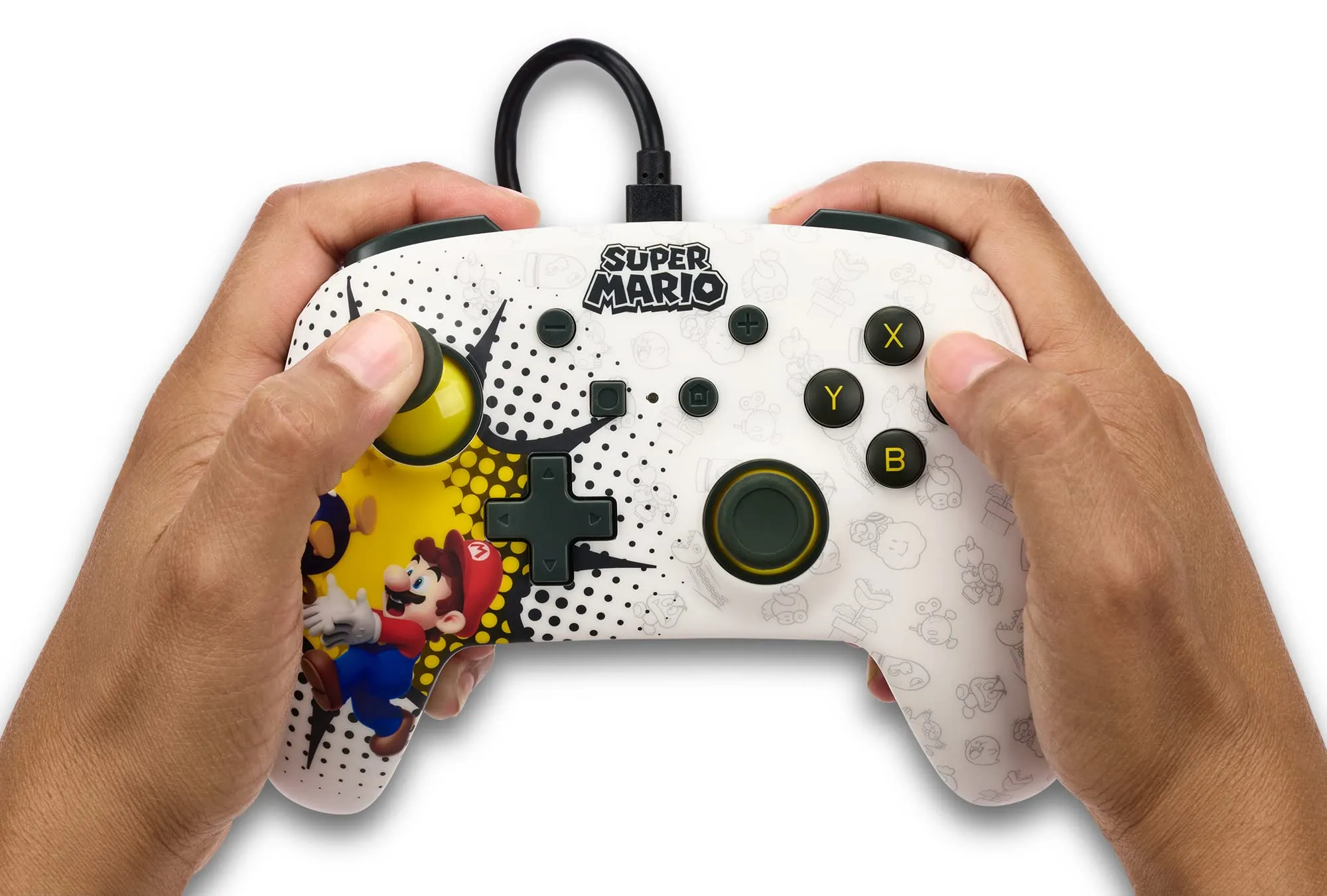 PowerA Controller Cablato Avanzato per Nintendo Switch - Bob-omb Blast - immagine 9