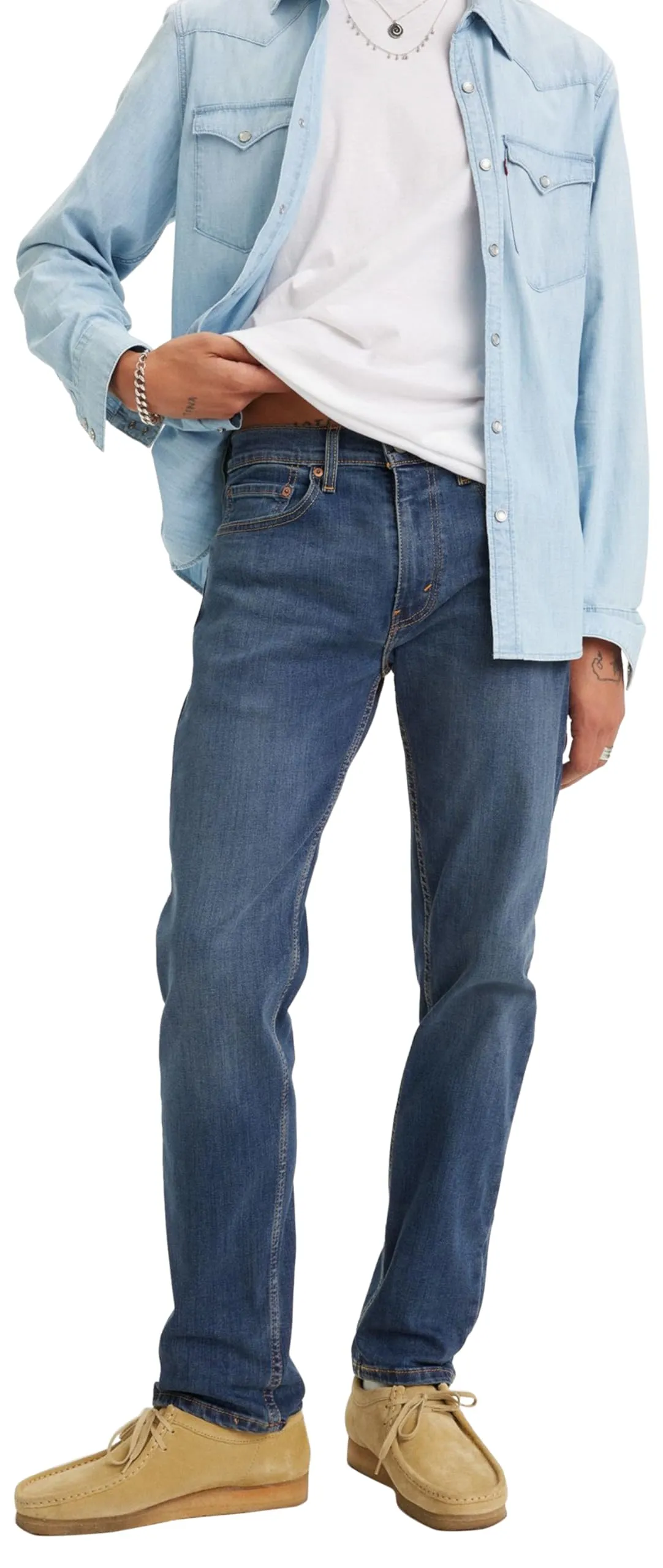 Levi's 502 Taper Jeans Uomo, Panda, 38W / 34L - immagine 4